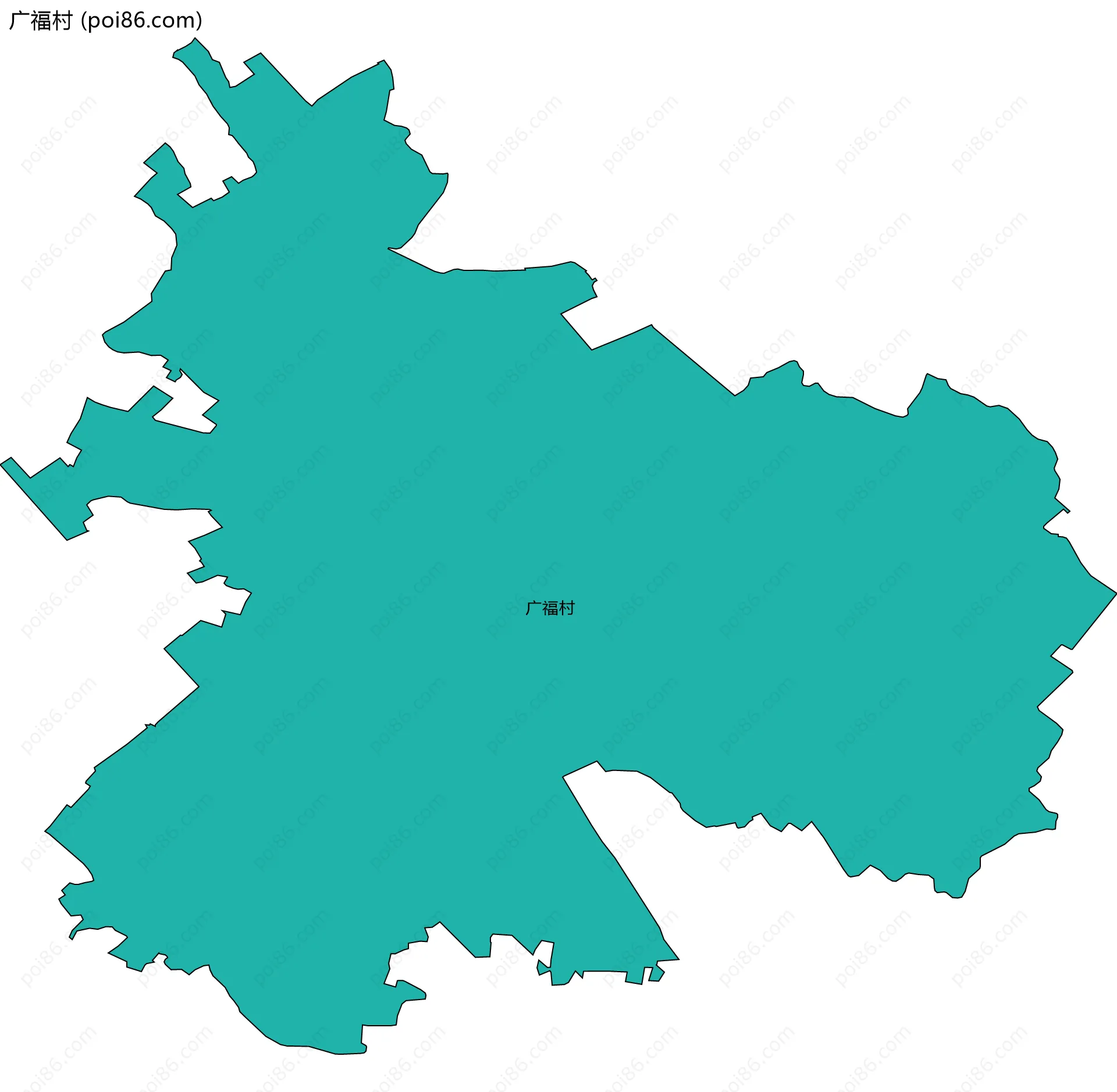 广福村边界地图