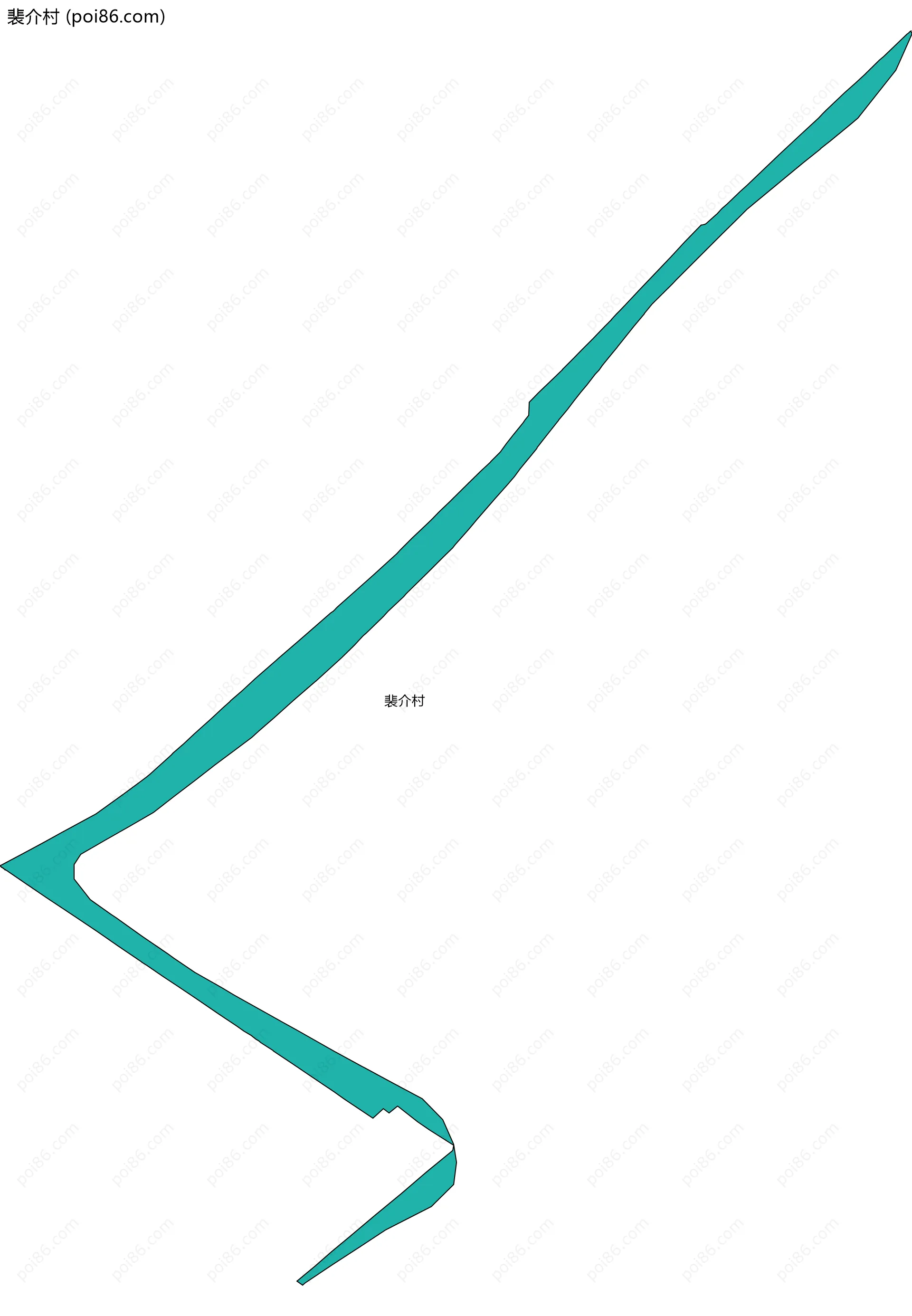 裴介村边界地图