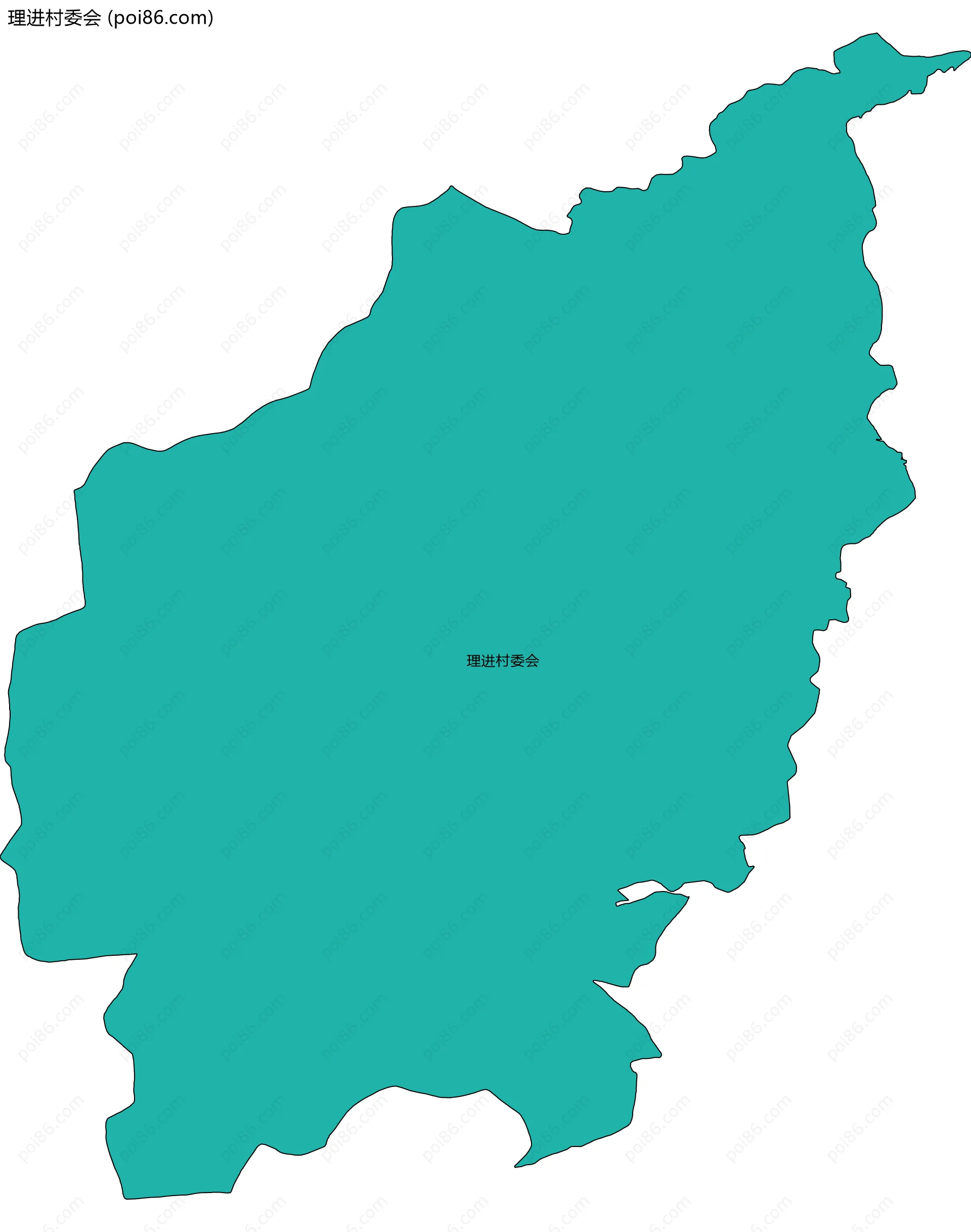理进村委会边界地图