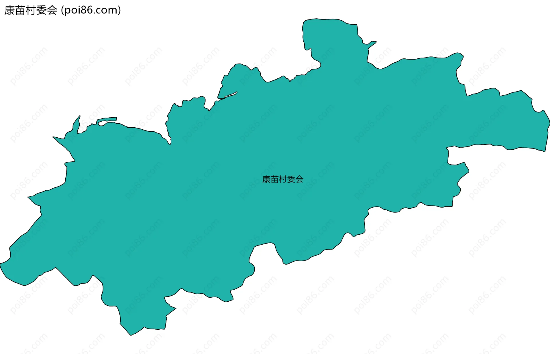 康苗村委会边界地图
