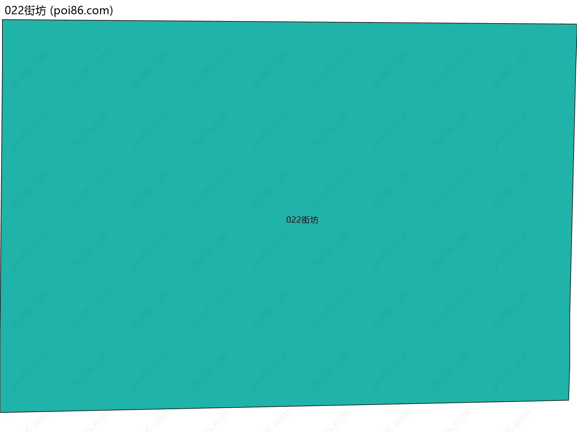 022街坊边界地图