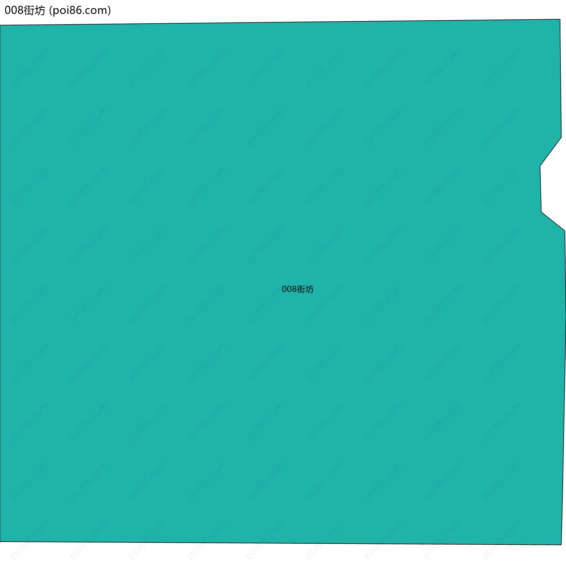 008街坊边界地图