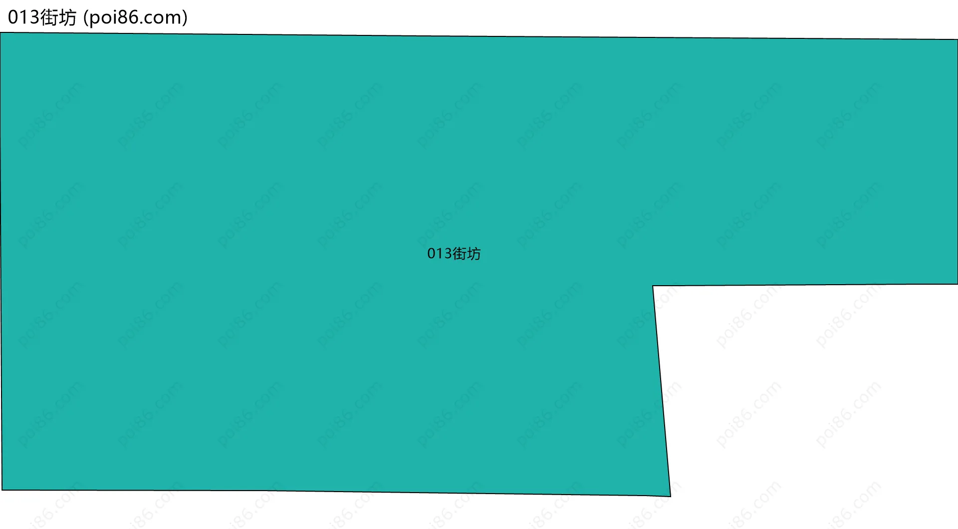 013街坊边界地图