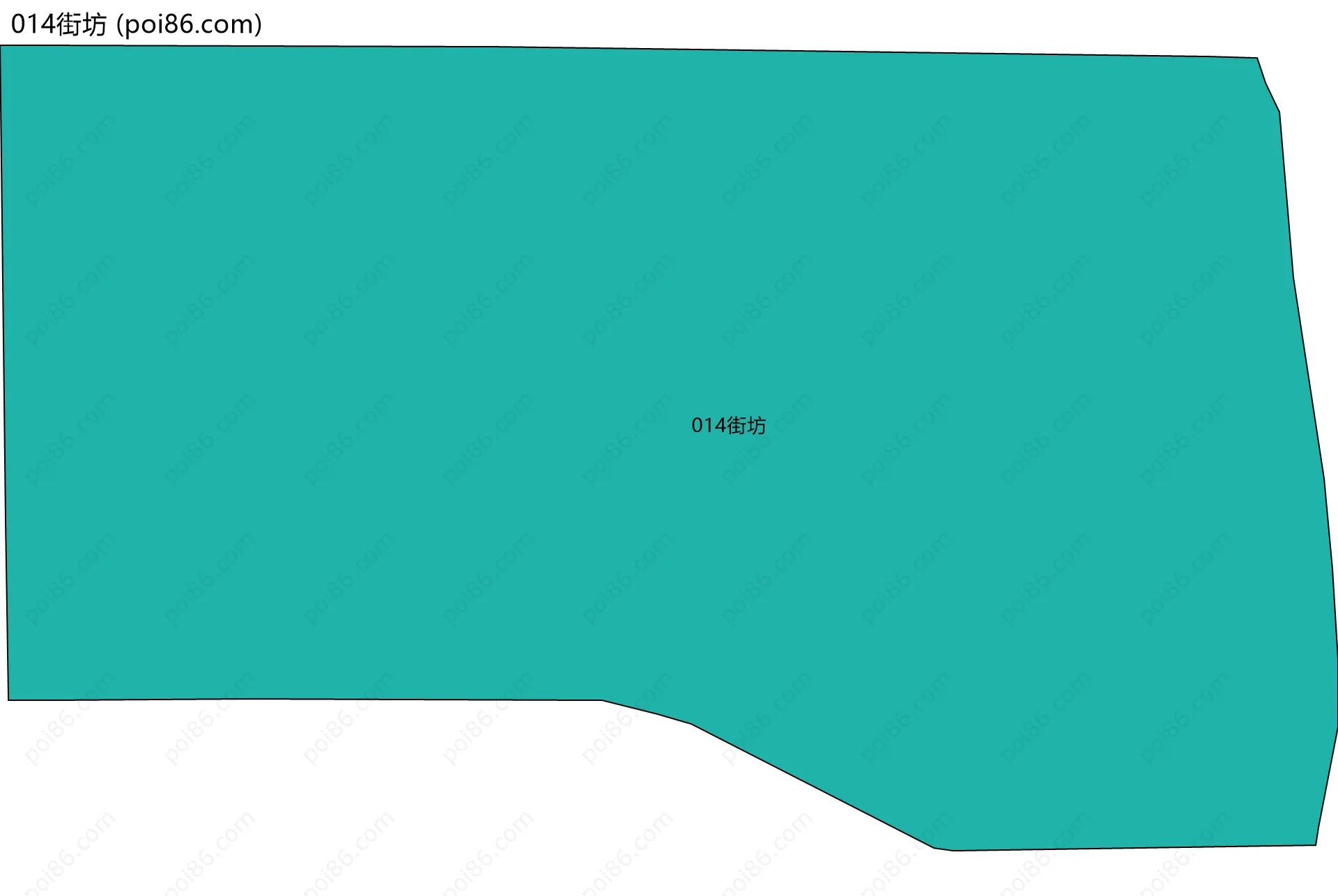 014街坊边界地图
