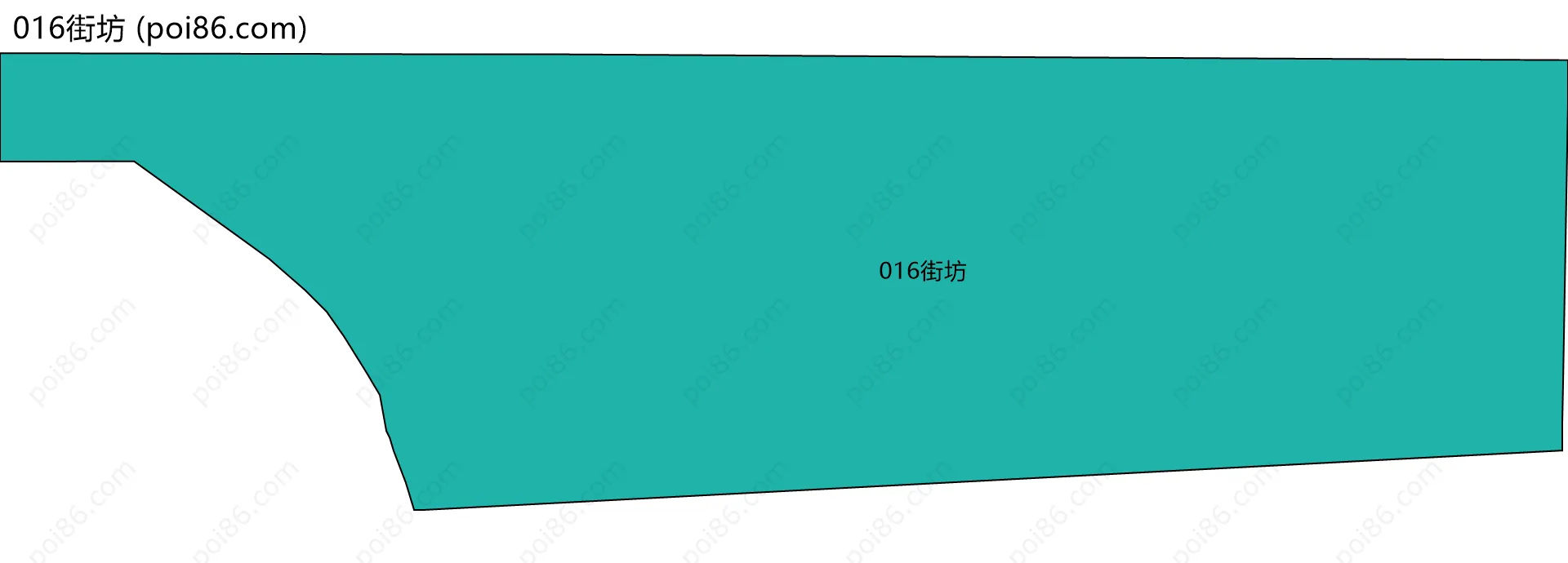 016街坊边界地图