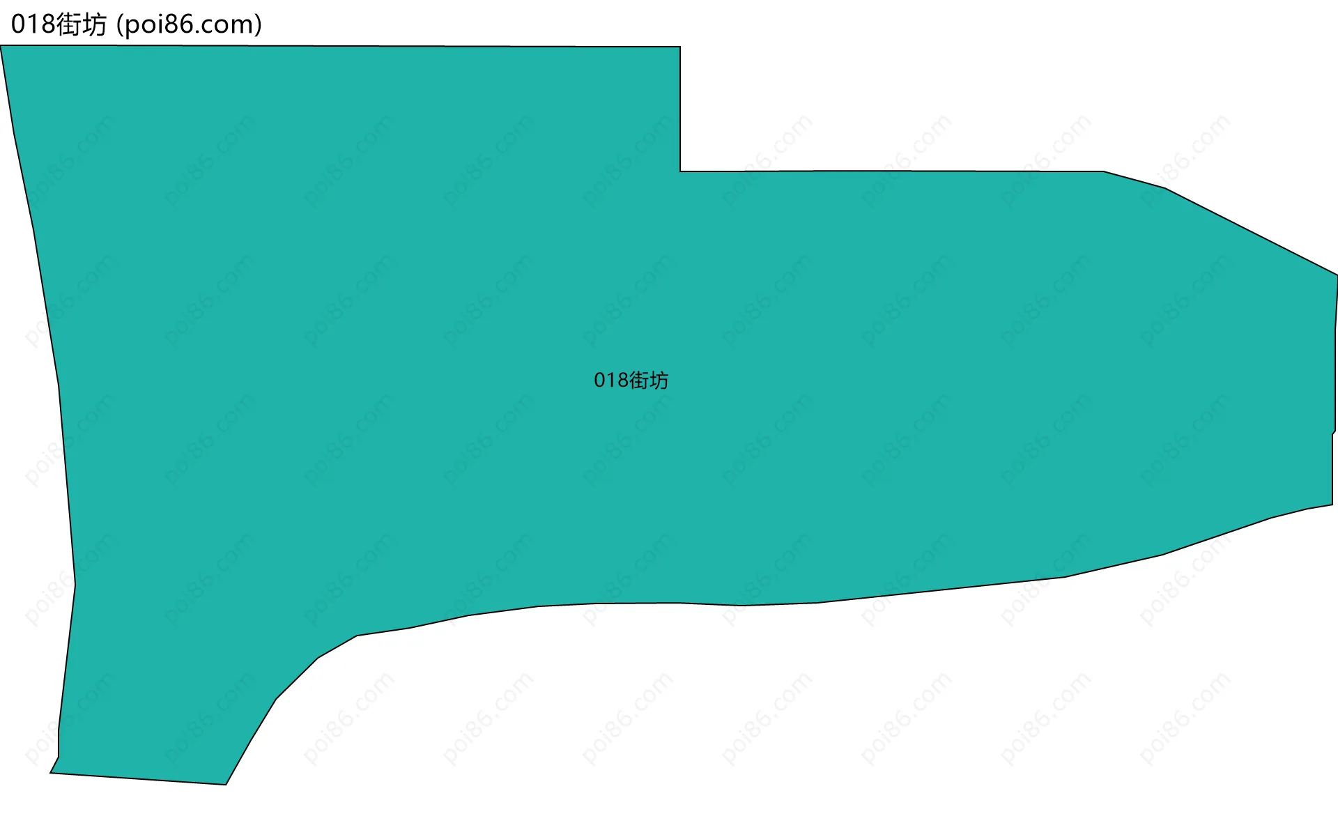 018街坊边界地图