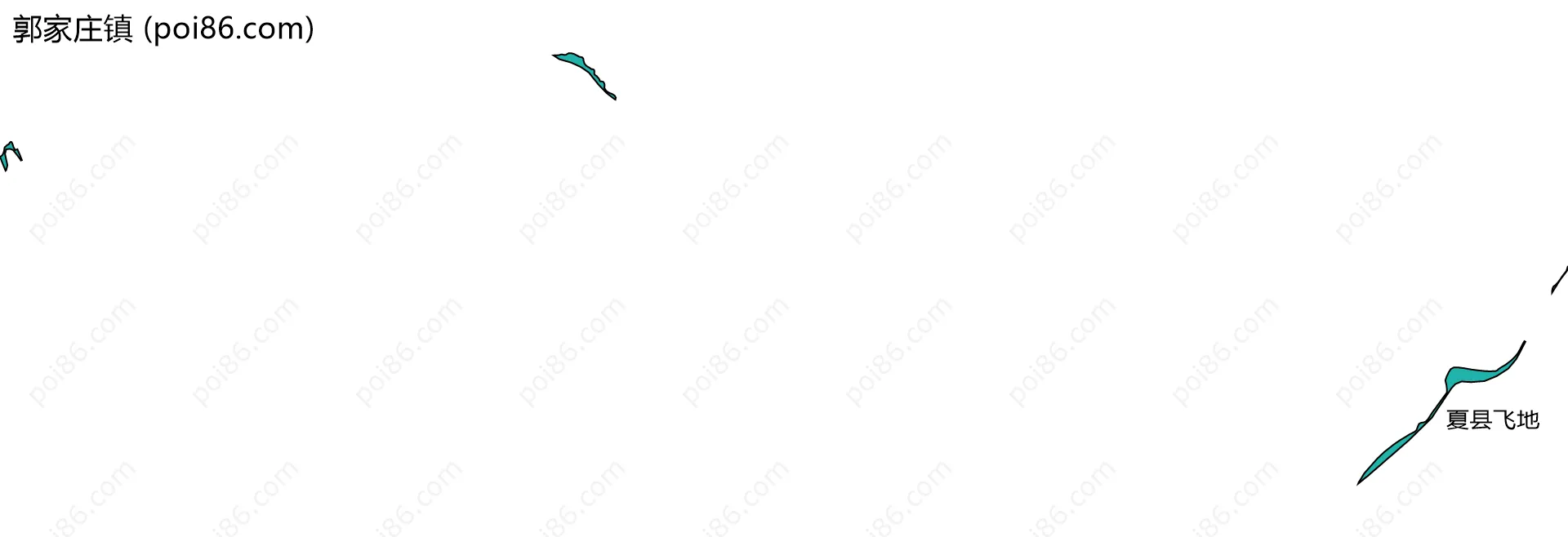郭家庄镇边界地图(五级行政区划)
