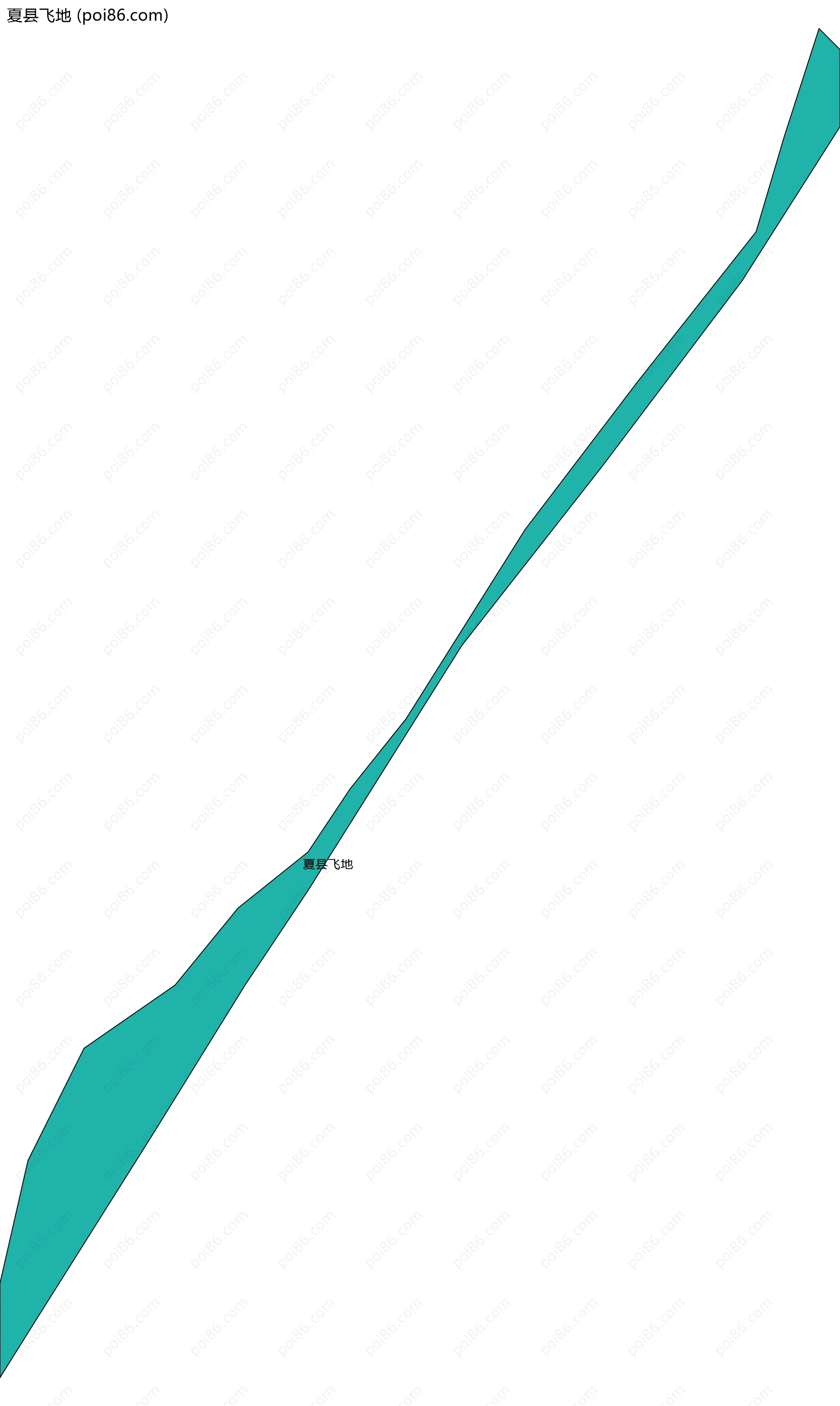 夏县飞地边界地图