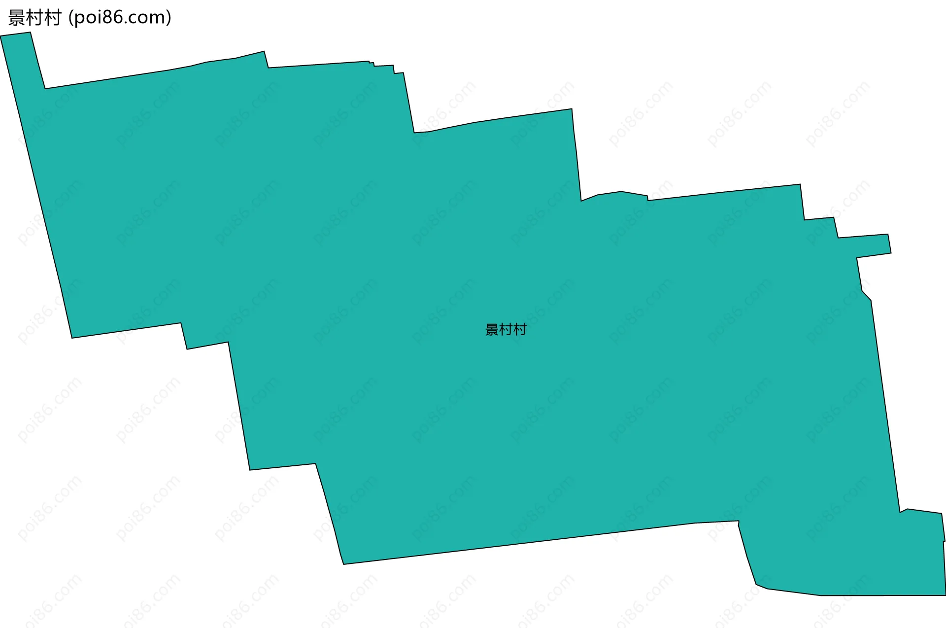 景村村边界地图