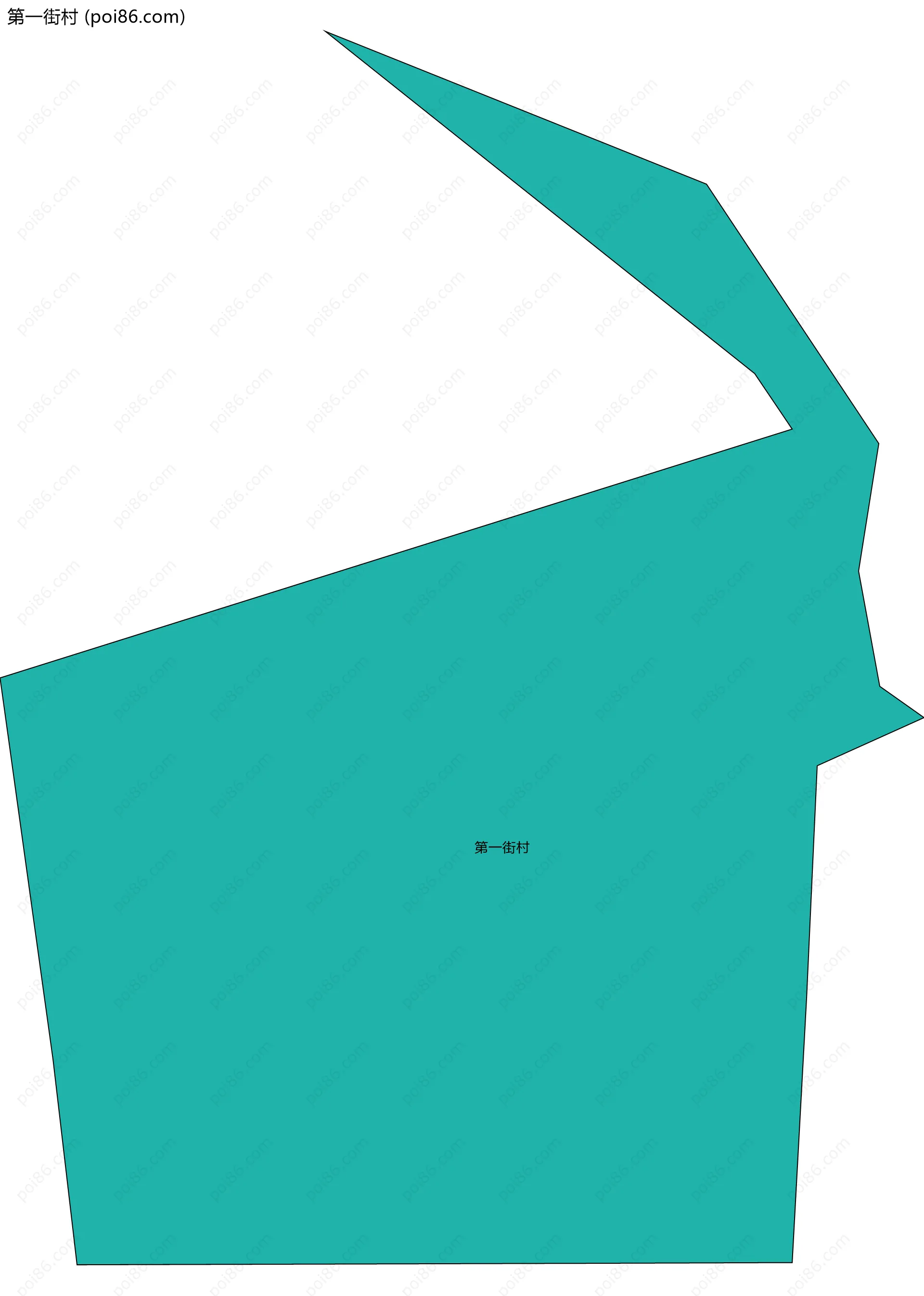 第一街村边界地图