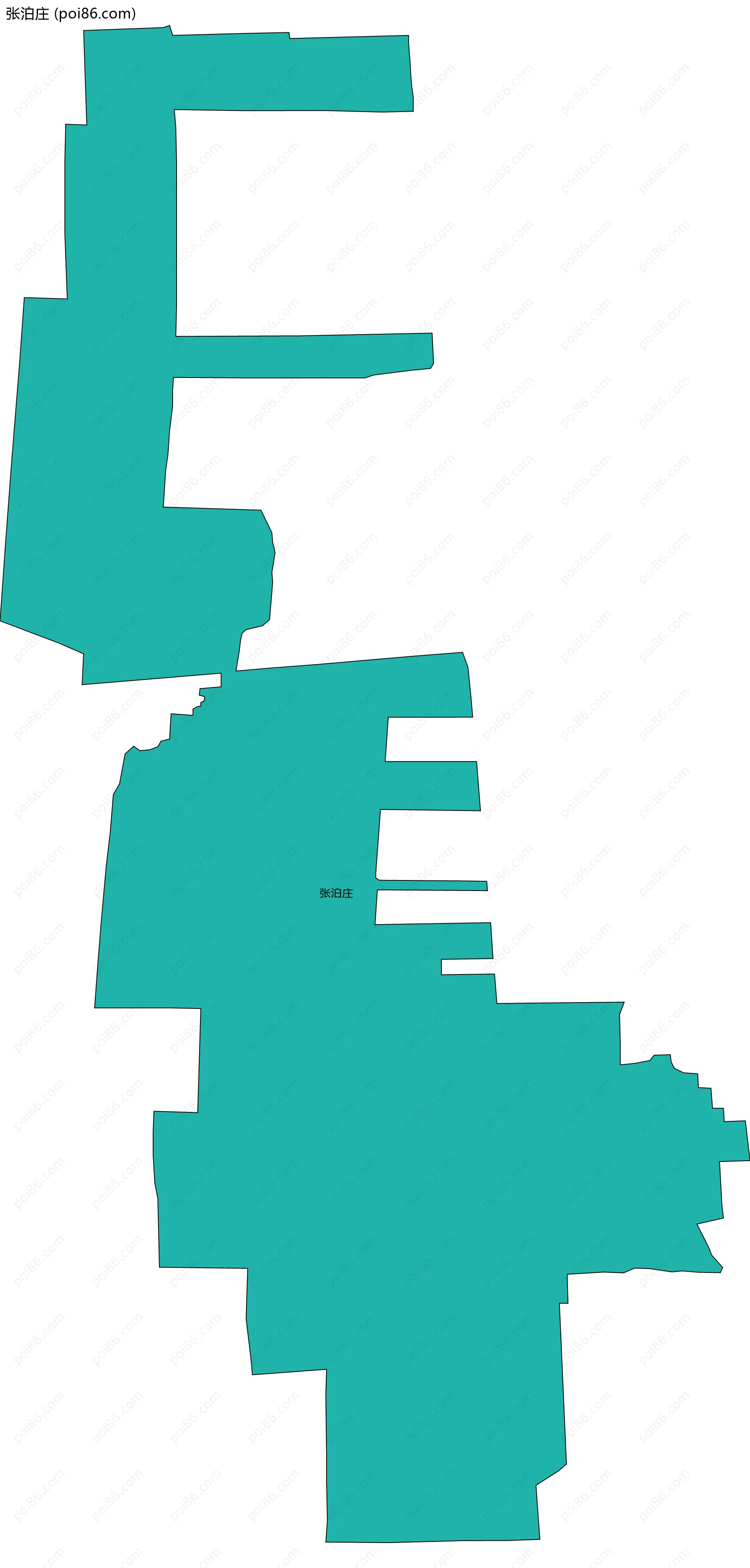 张泊庄边界地图