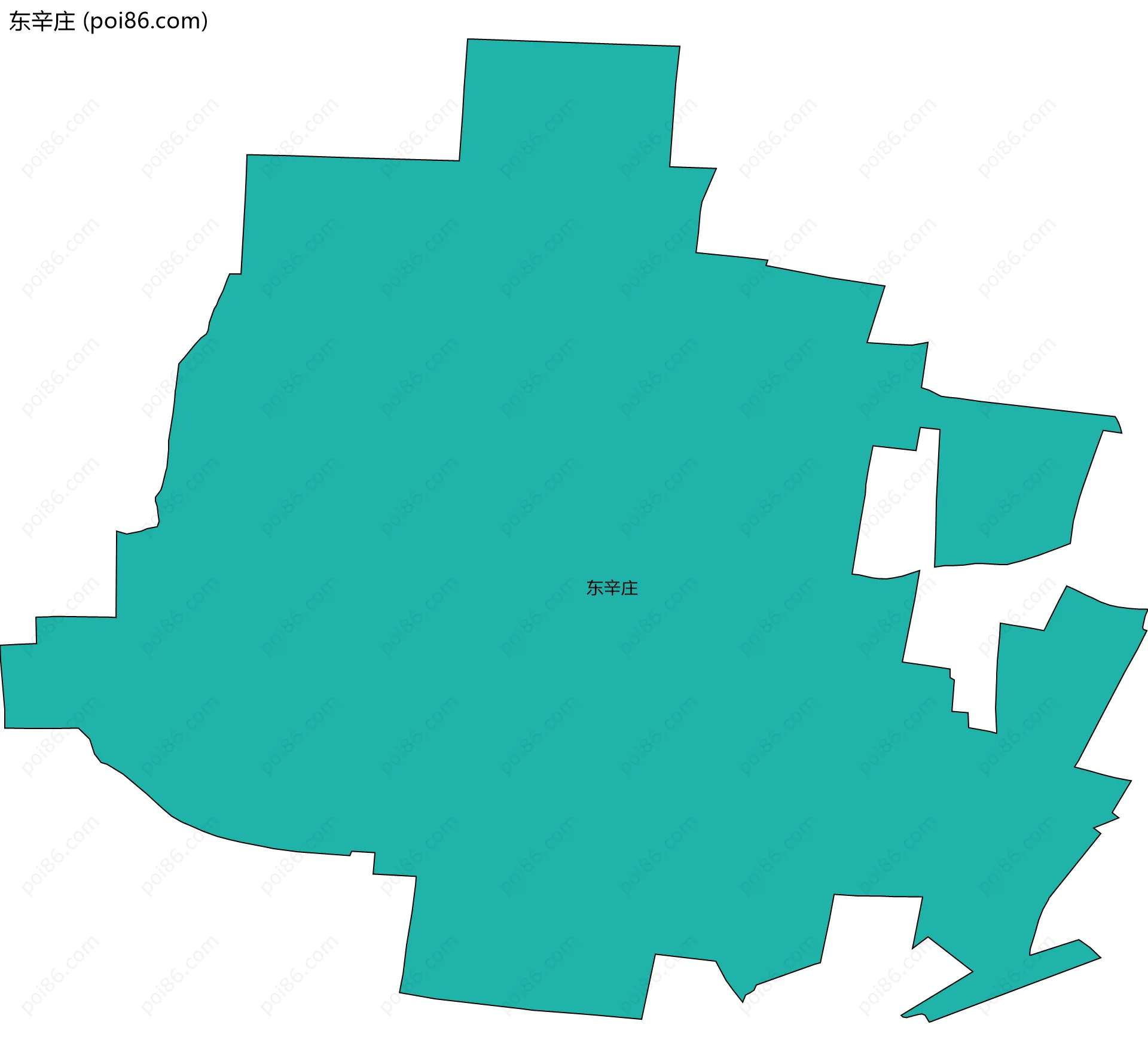 东辛庄边界地图