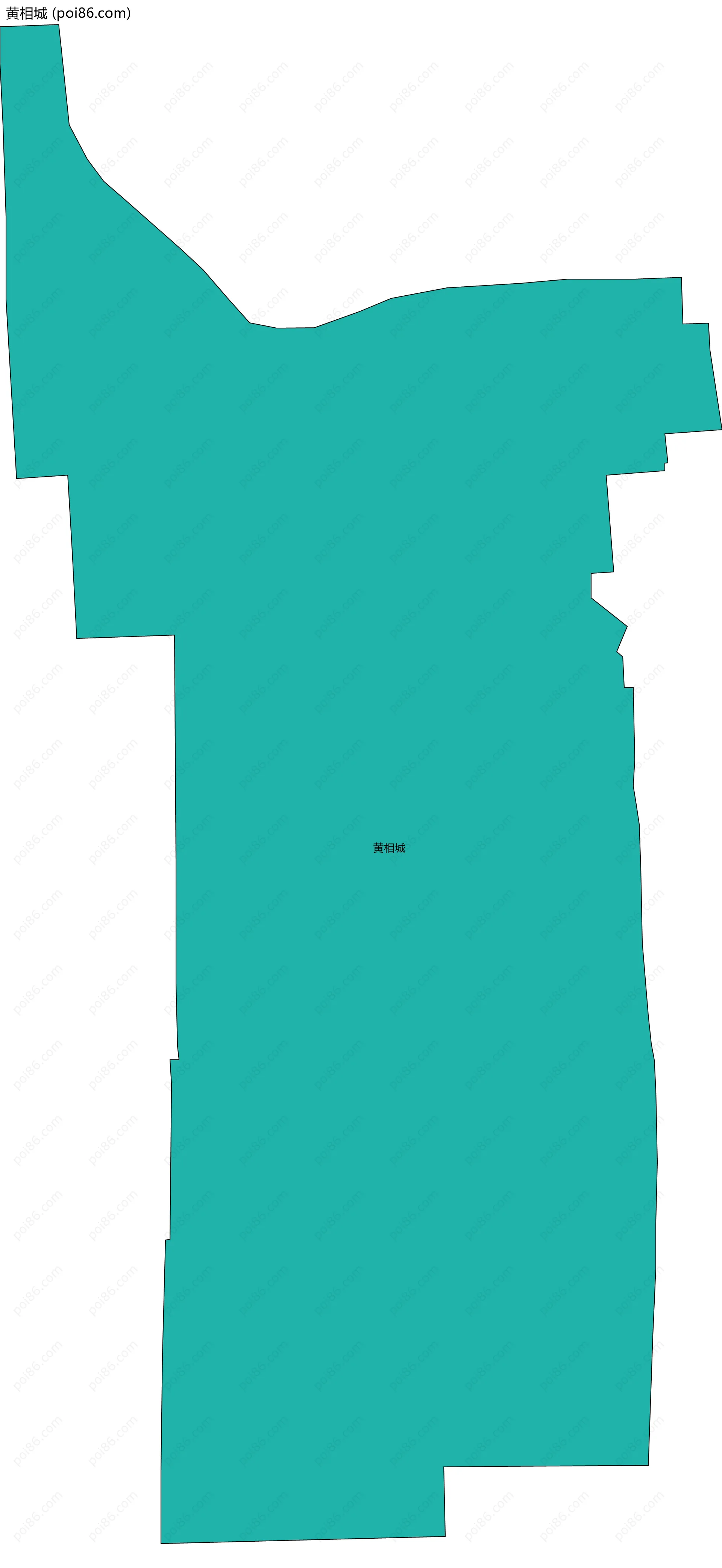 黄相城边界地图