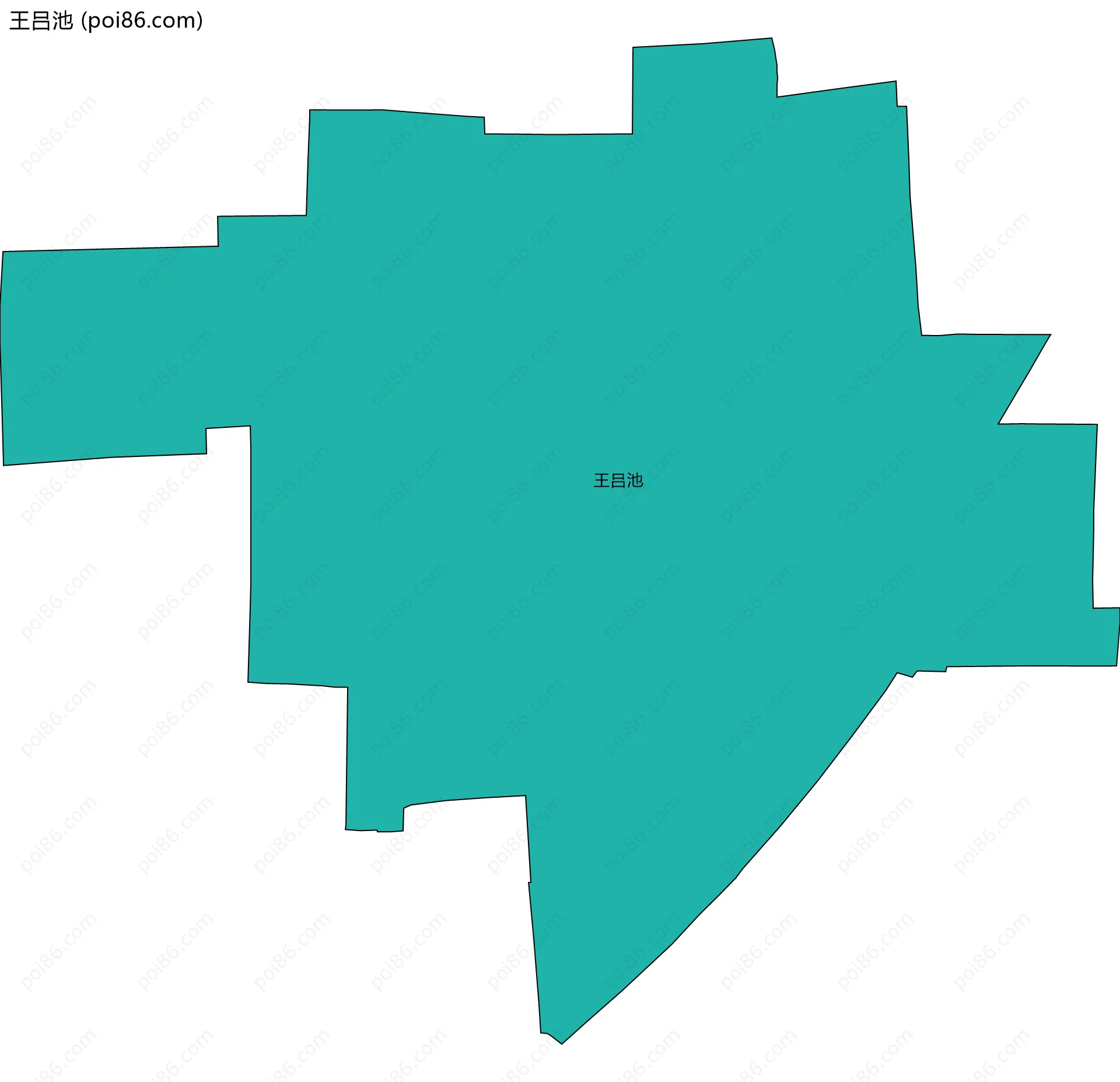 王吕池边界地图