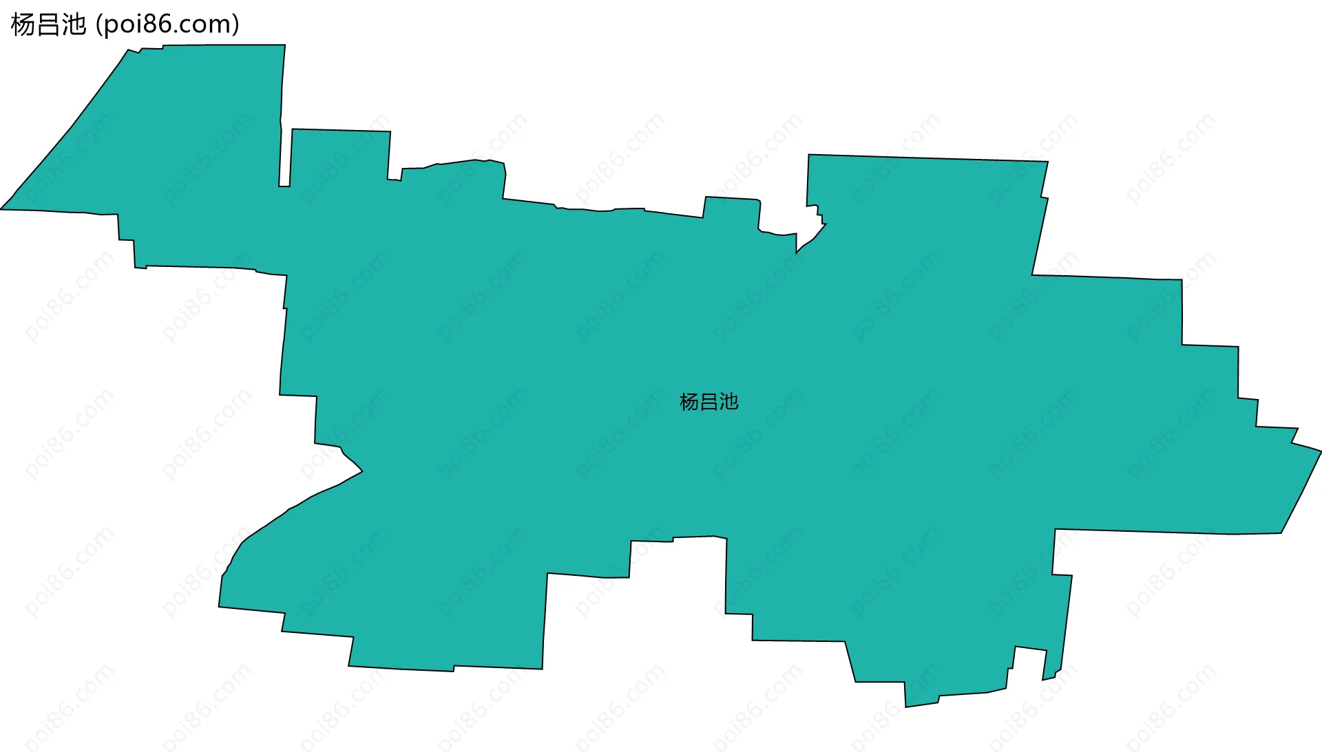 杨吕池边界地图