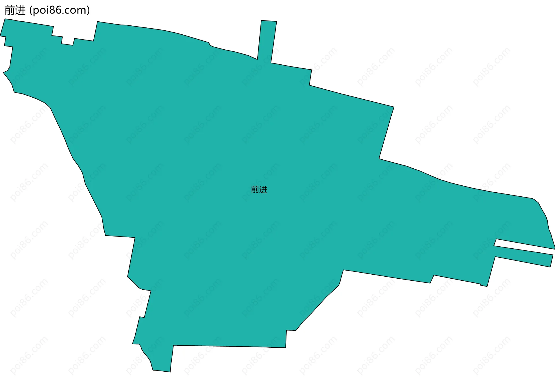 前进边界地图