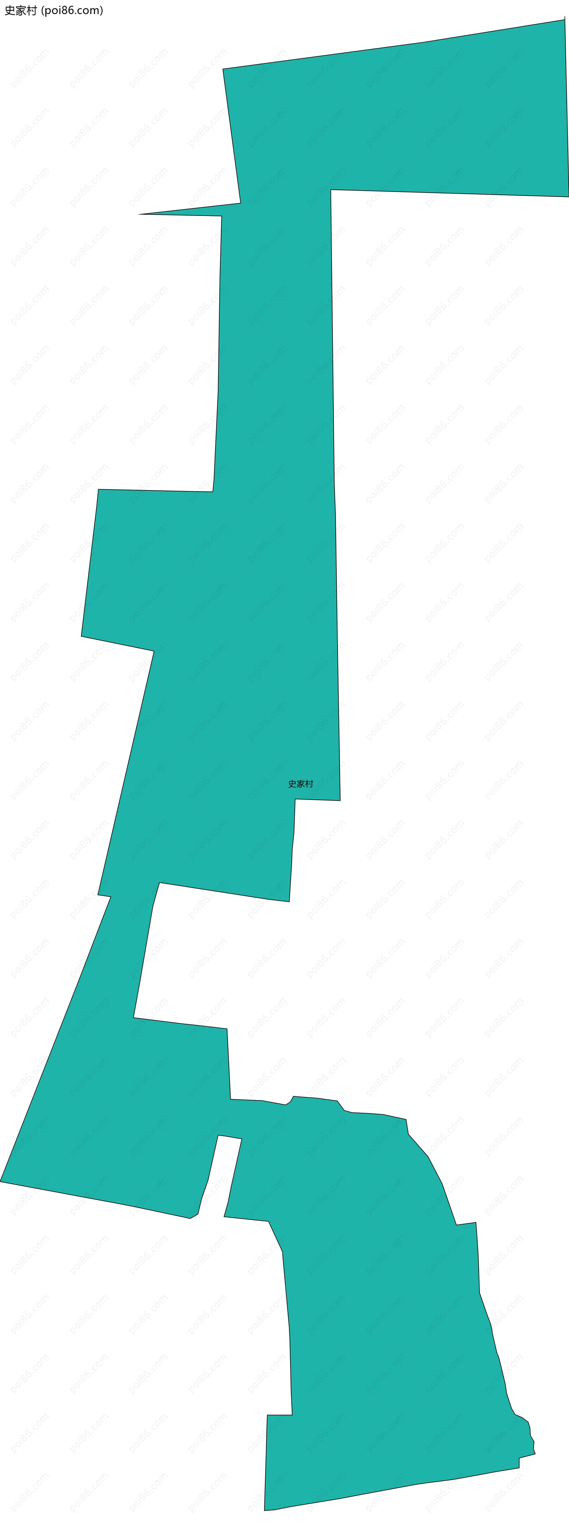 史家村边界地图