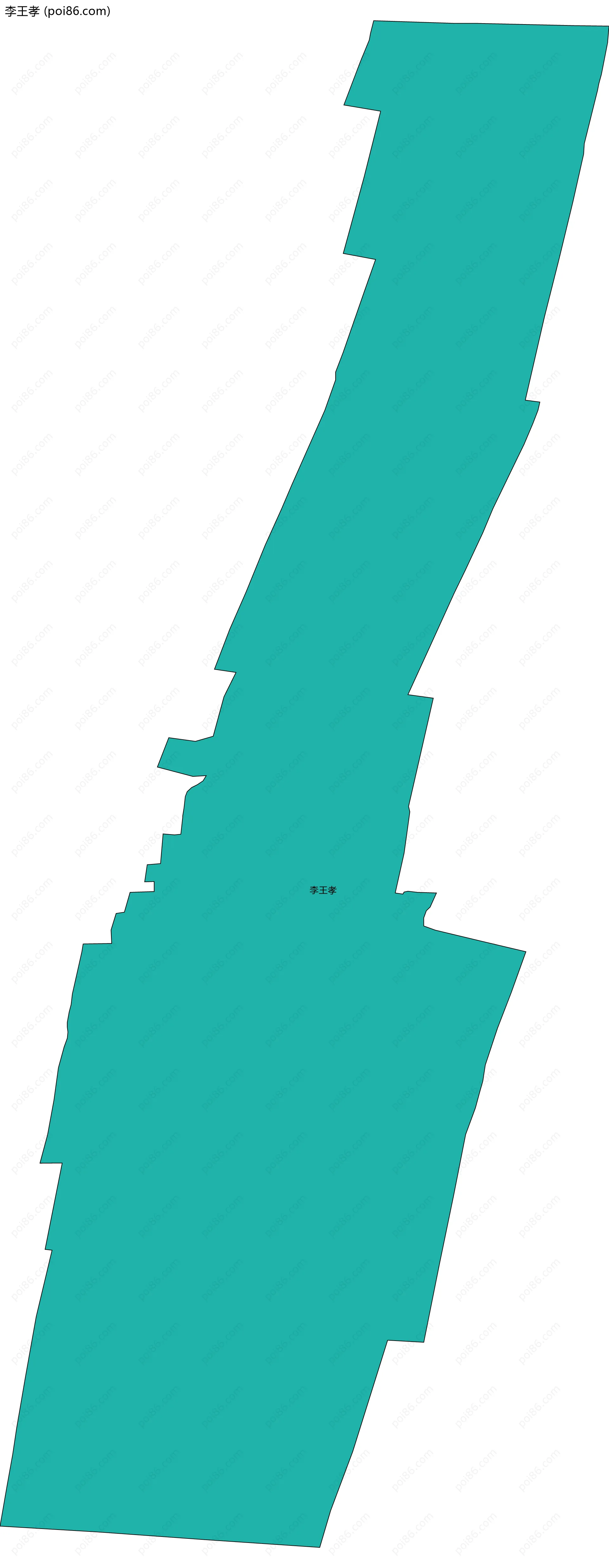 李王孝边界地图