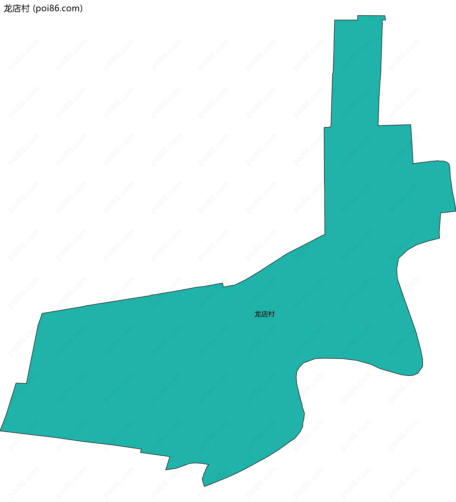 龙店村边界地图