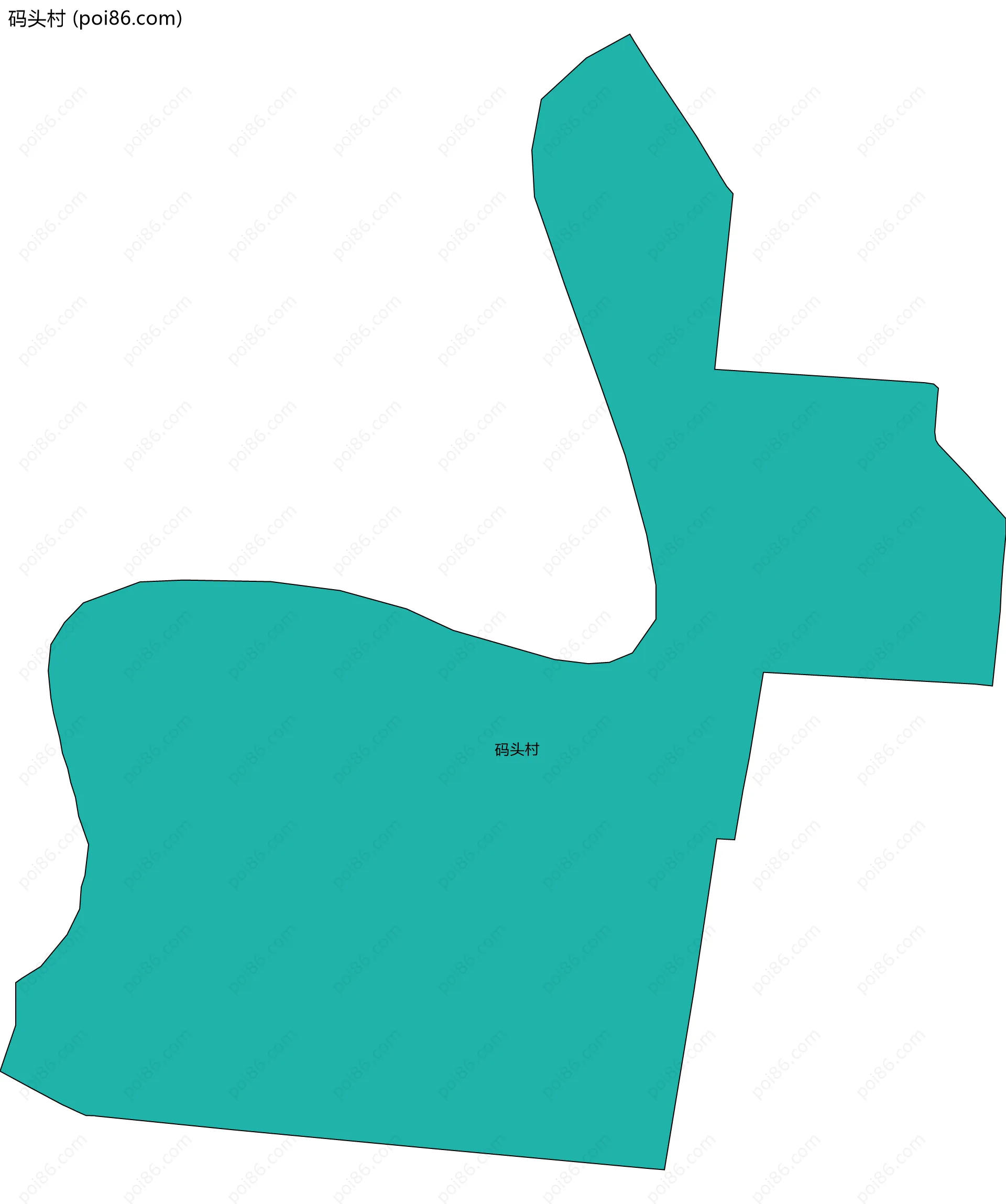 码头村边界地图