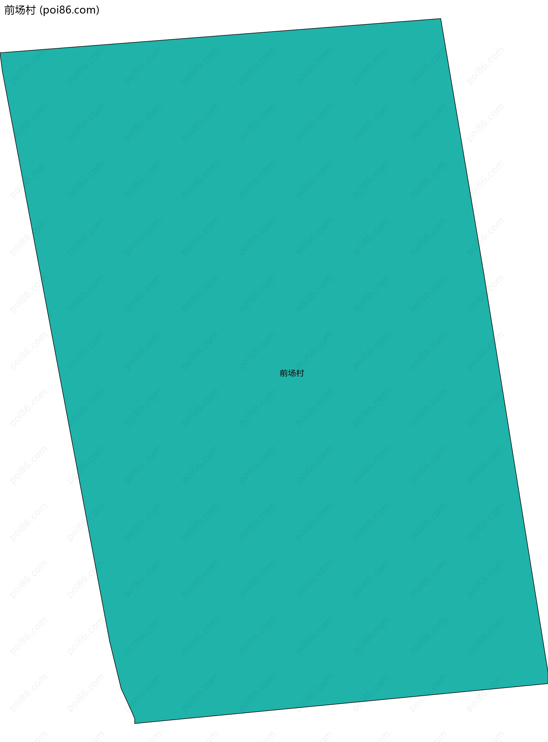 前场村边界地图