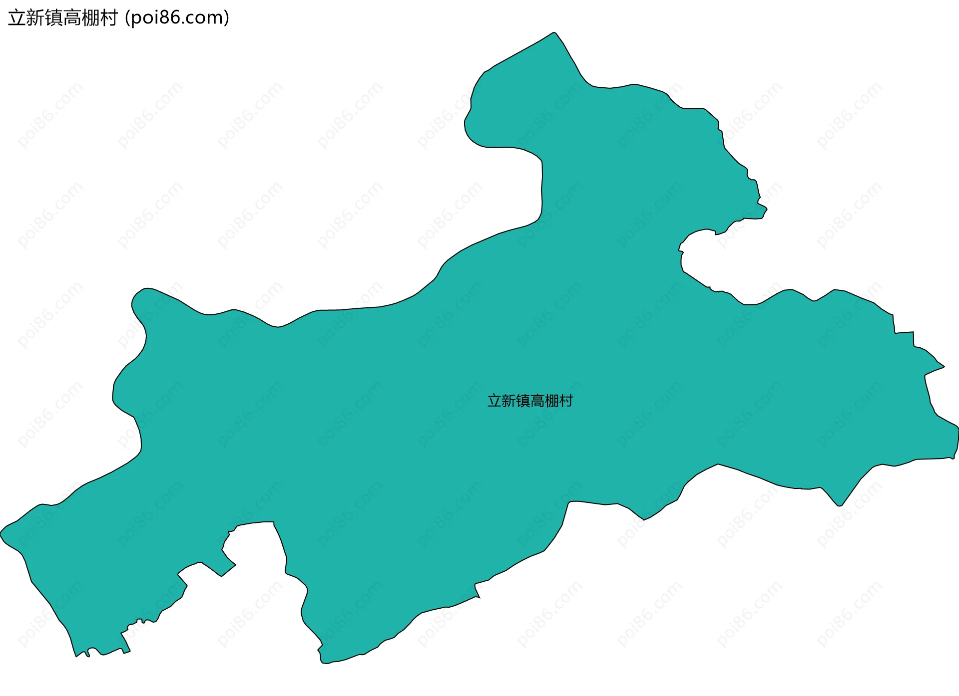 立新镇高棚村边界地图
