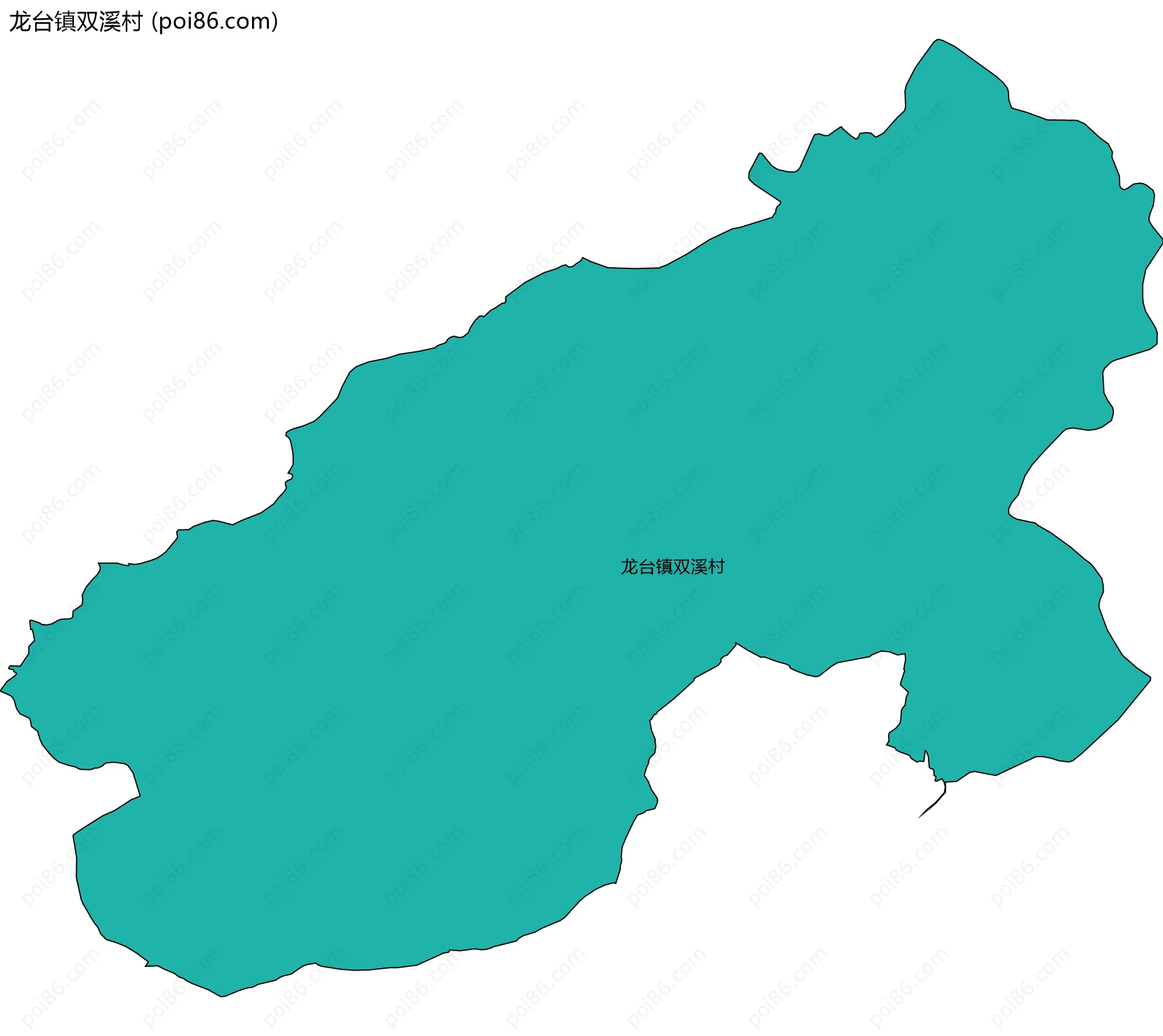 龙台镇双溪村边界地图