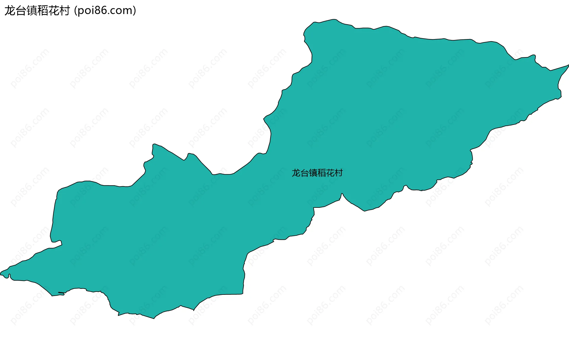 龙台镇稻花村边界地图