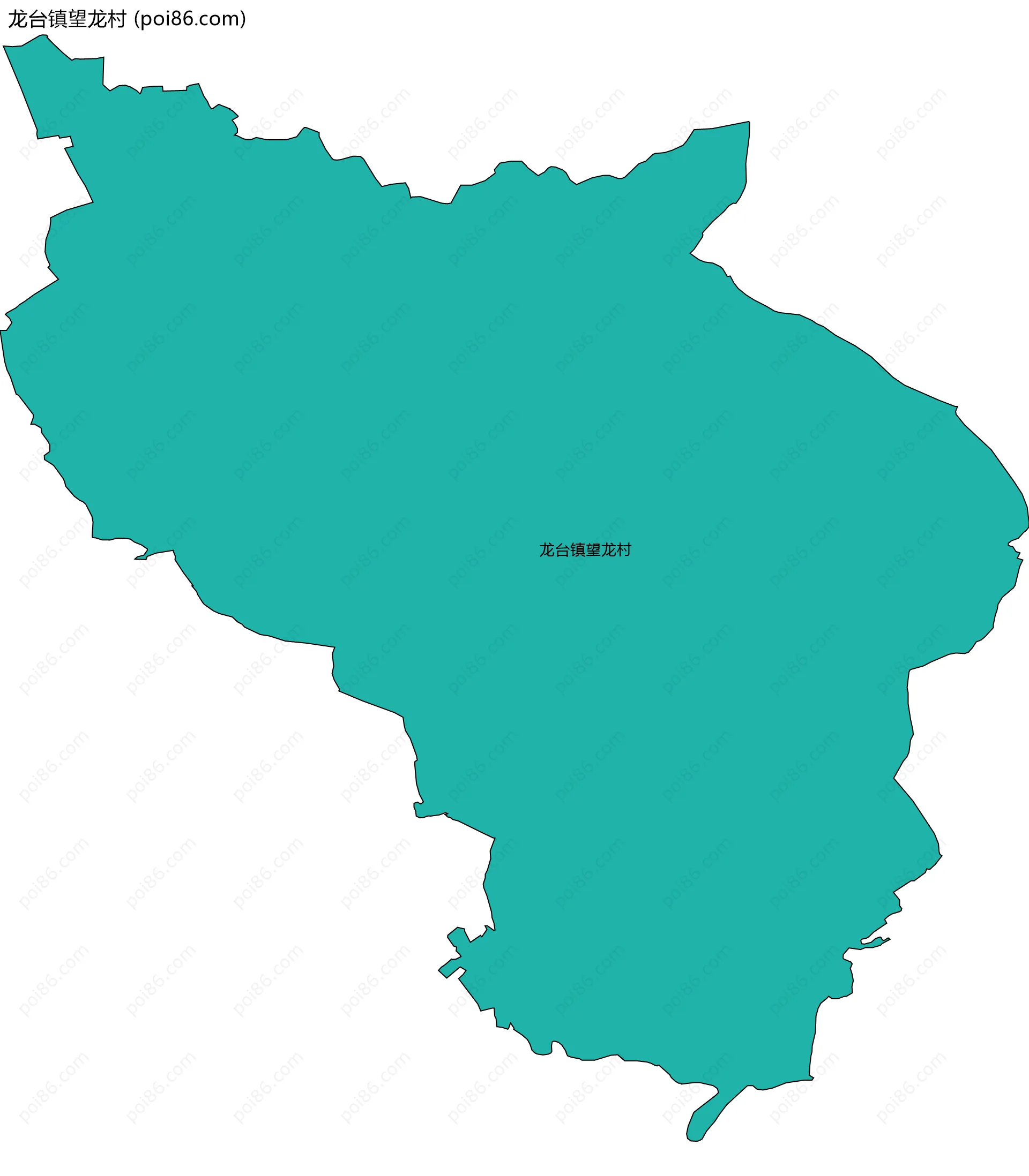 龙台镇望龙村边界地图