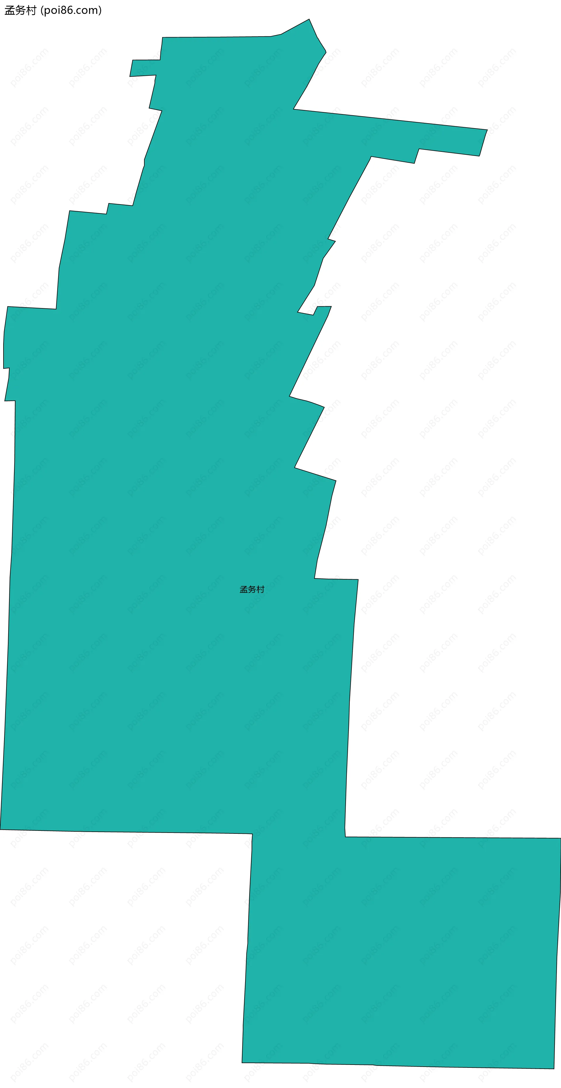 孟务村边界地图