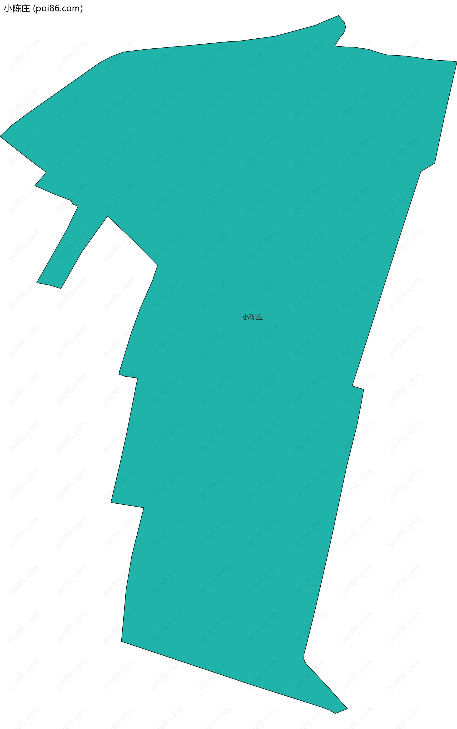 小陈庄边界地图