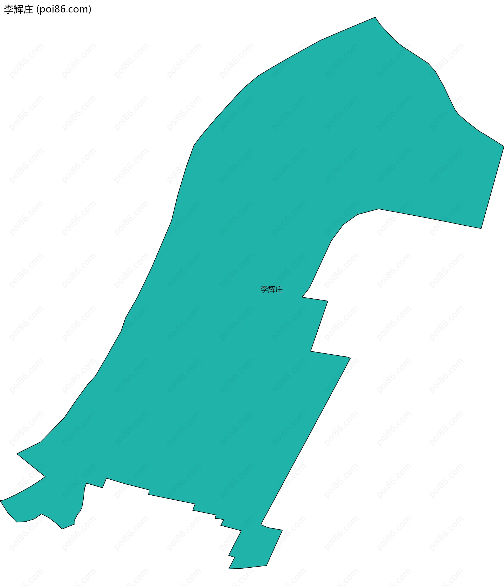 李辉庄边界地图