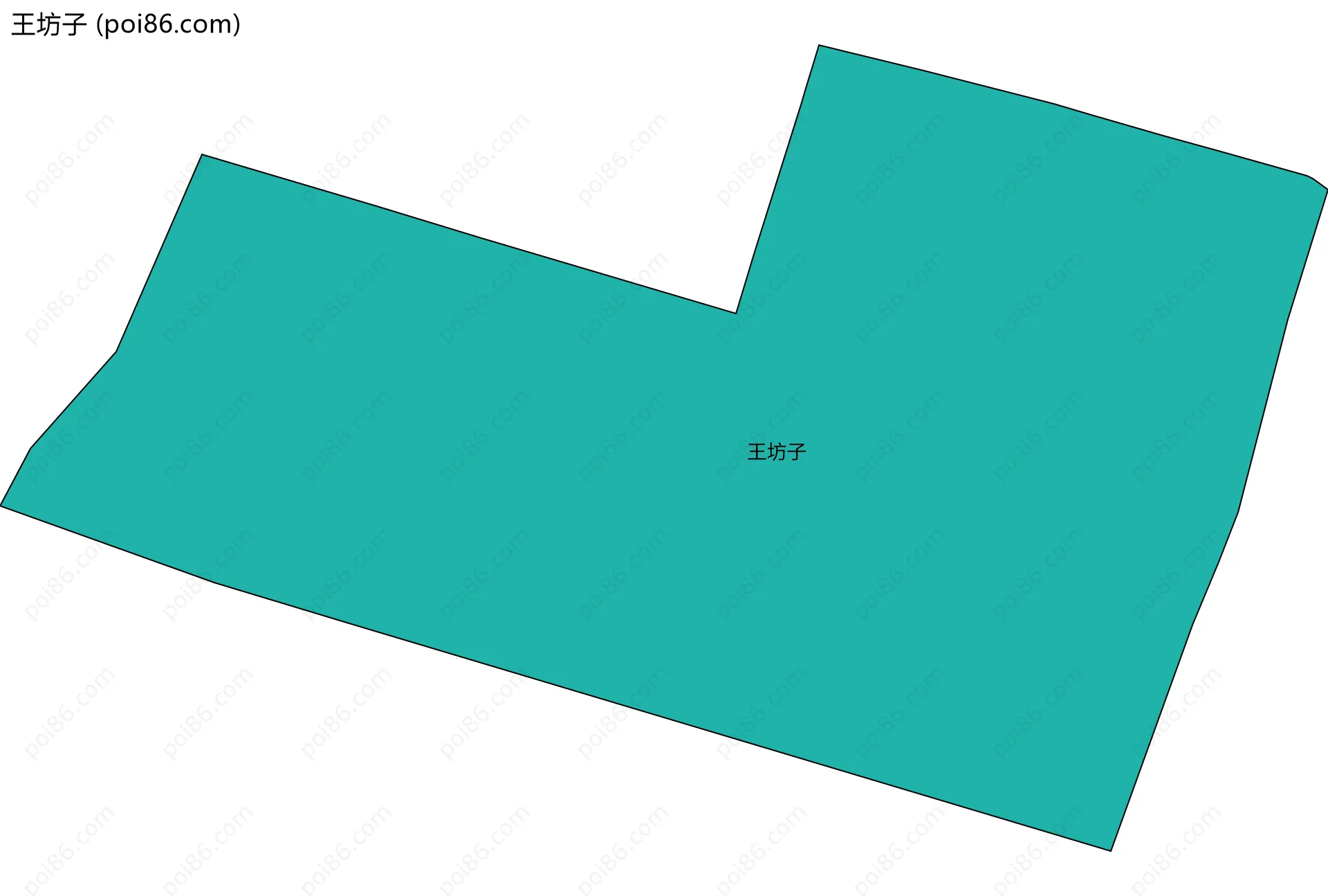 王坊子边界地图