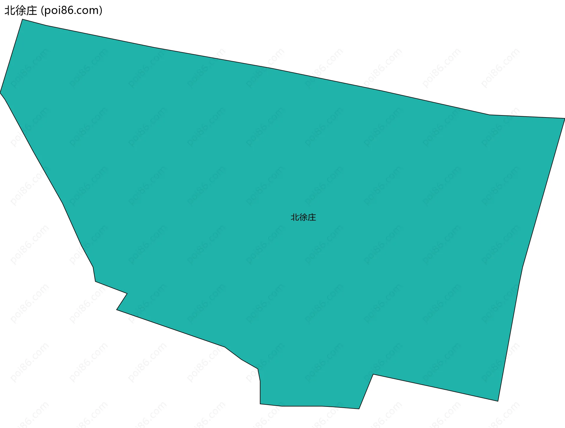 北徐庄边界地图