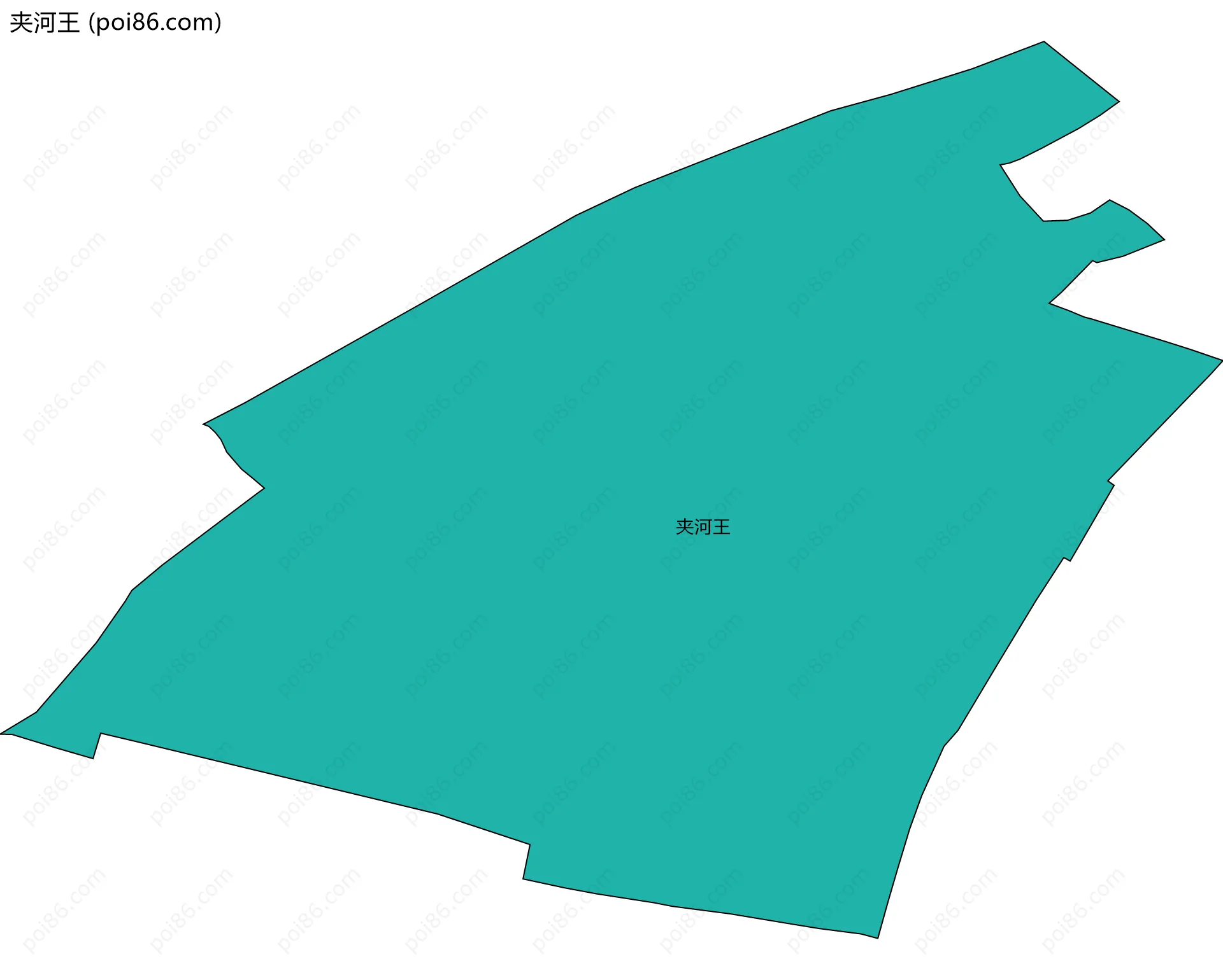 夹河王边界地图