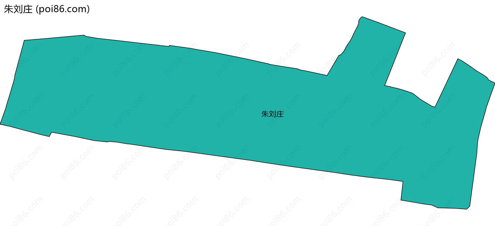 朱刘庄边界地图