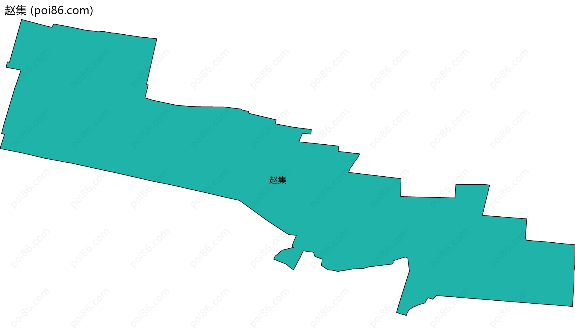 赵集边界地图