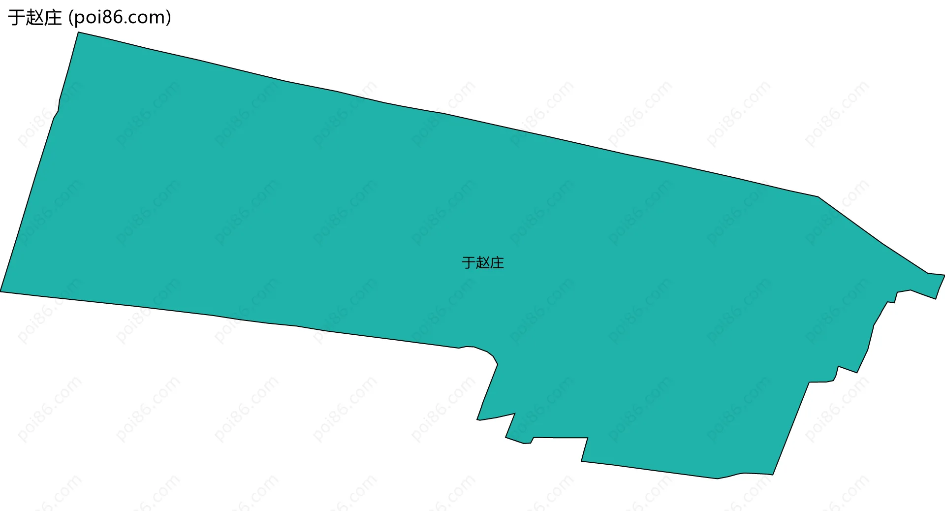 于赵庄边界地图