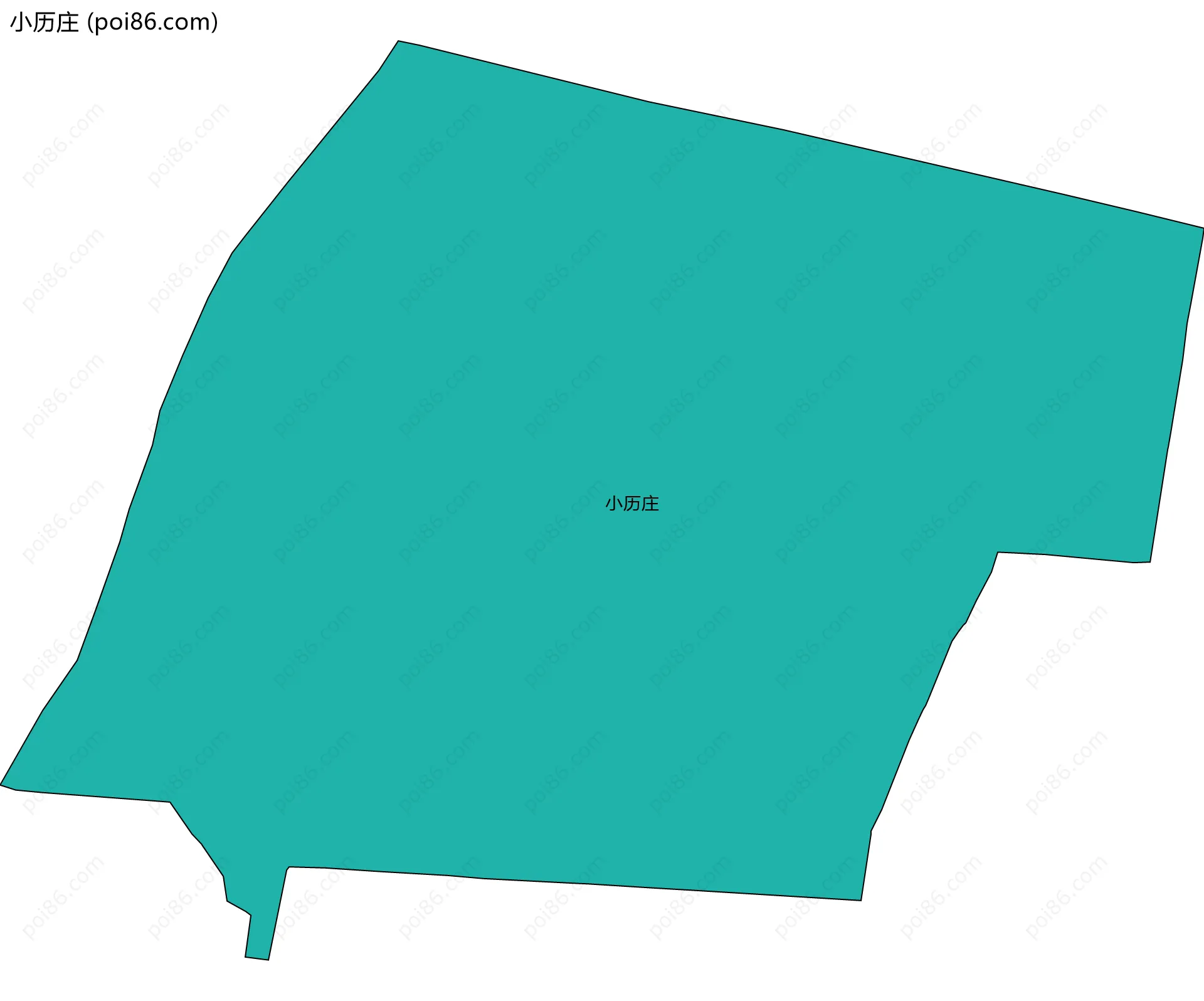 小历庄边界地图