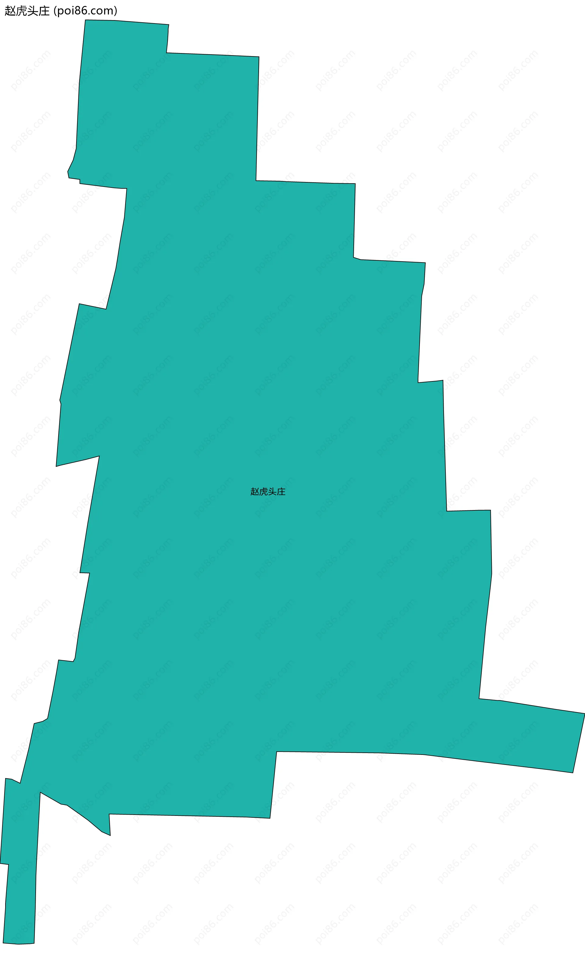 赵虎头庄边界地图