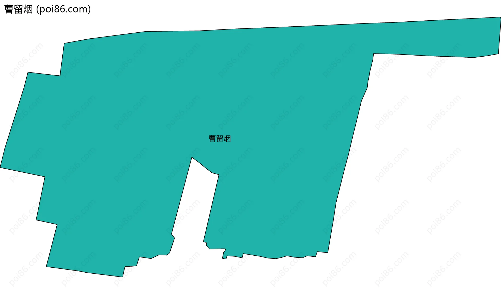 曹留烟边界地图