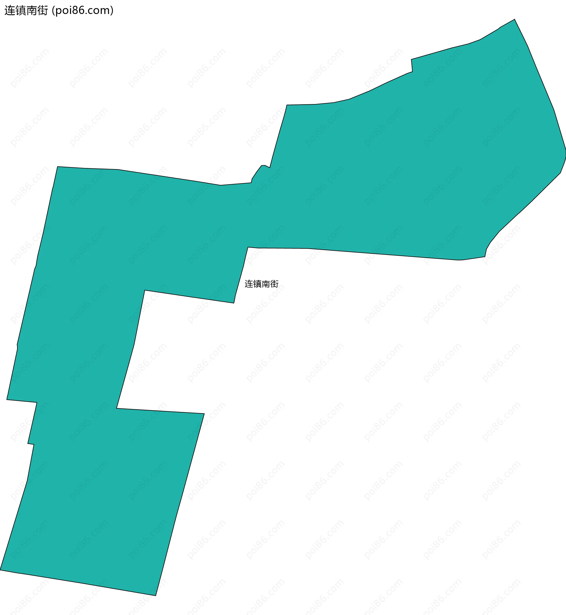 连镇南街边界地图