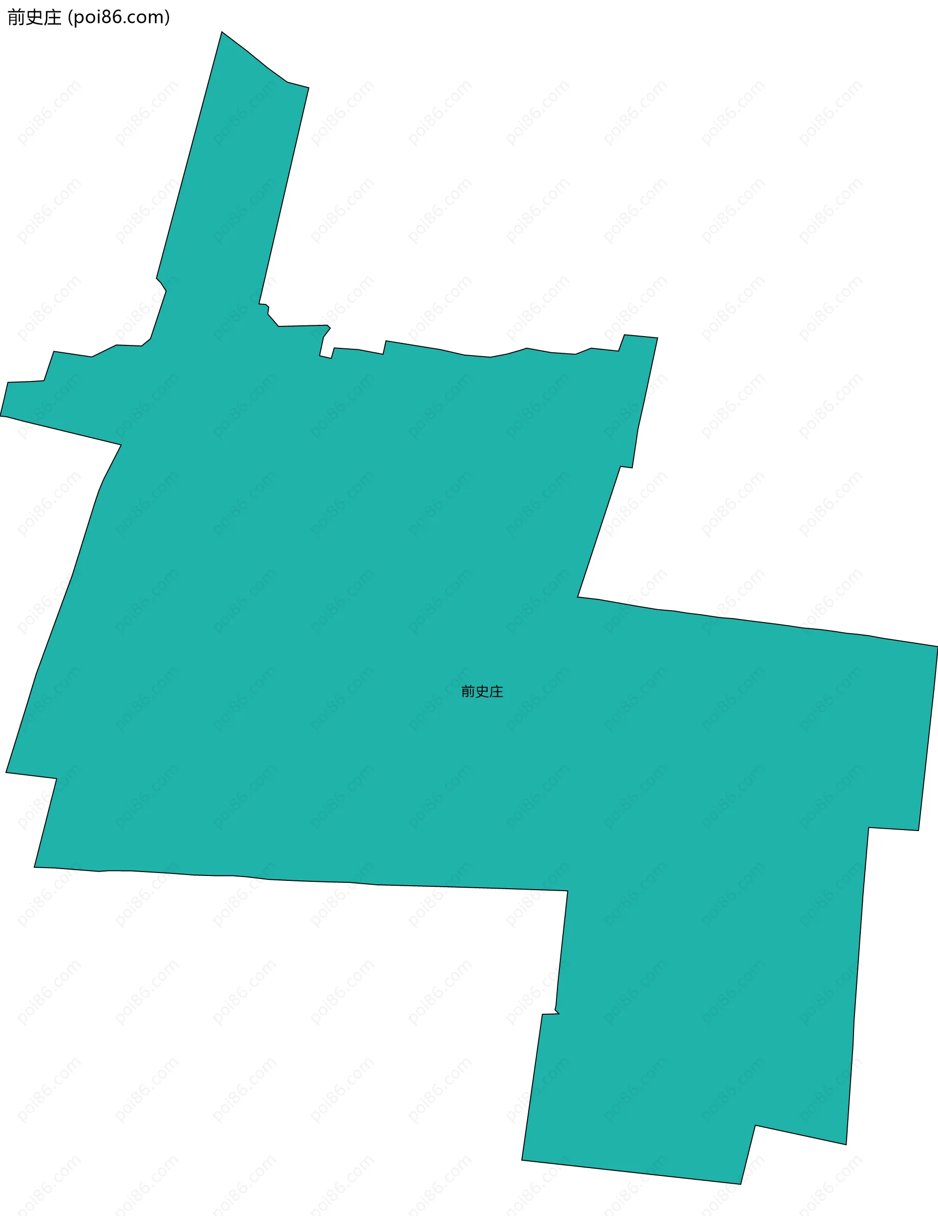 前史庄边界地图