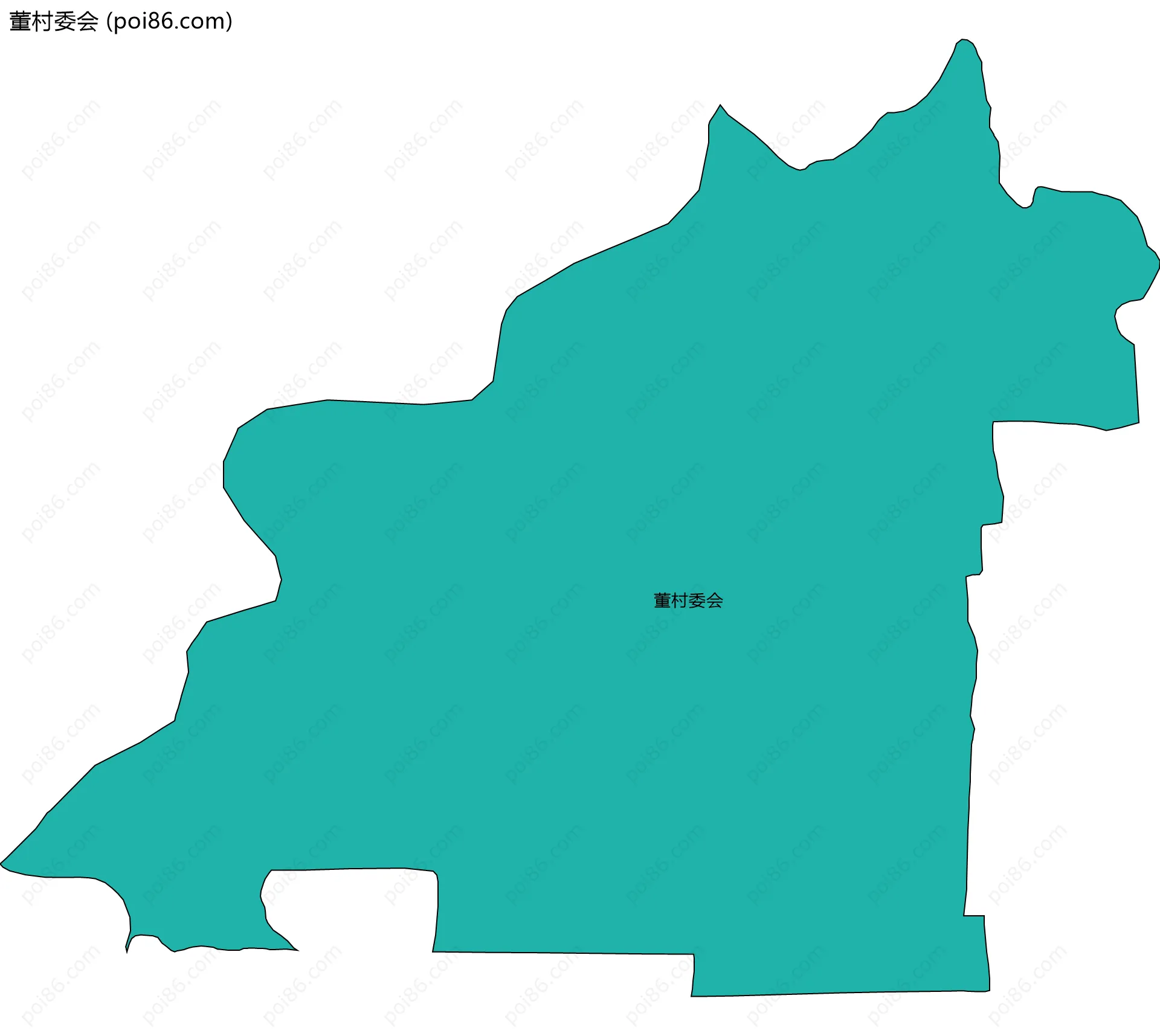 董村委会边界地图