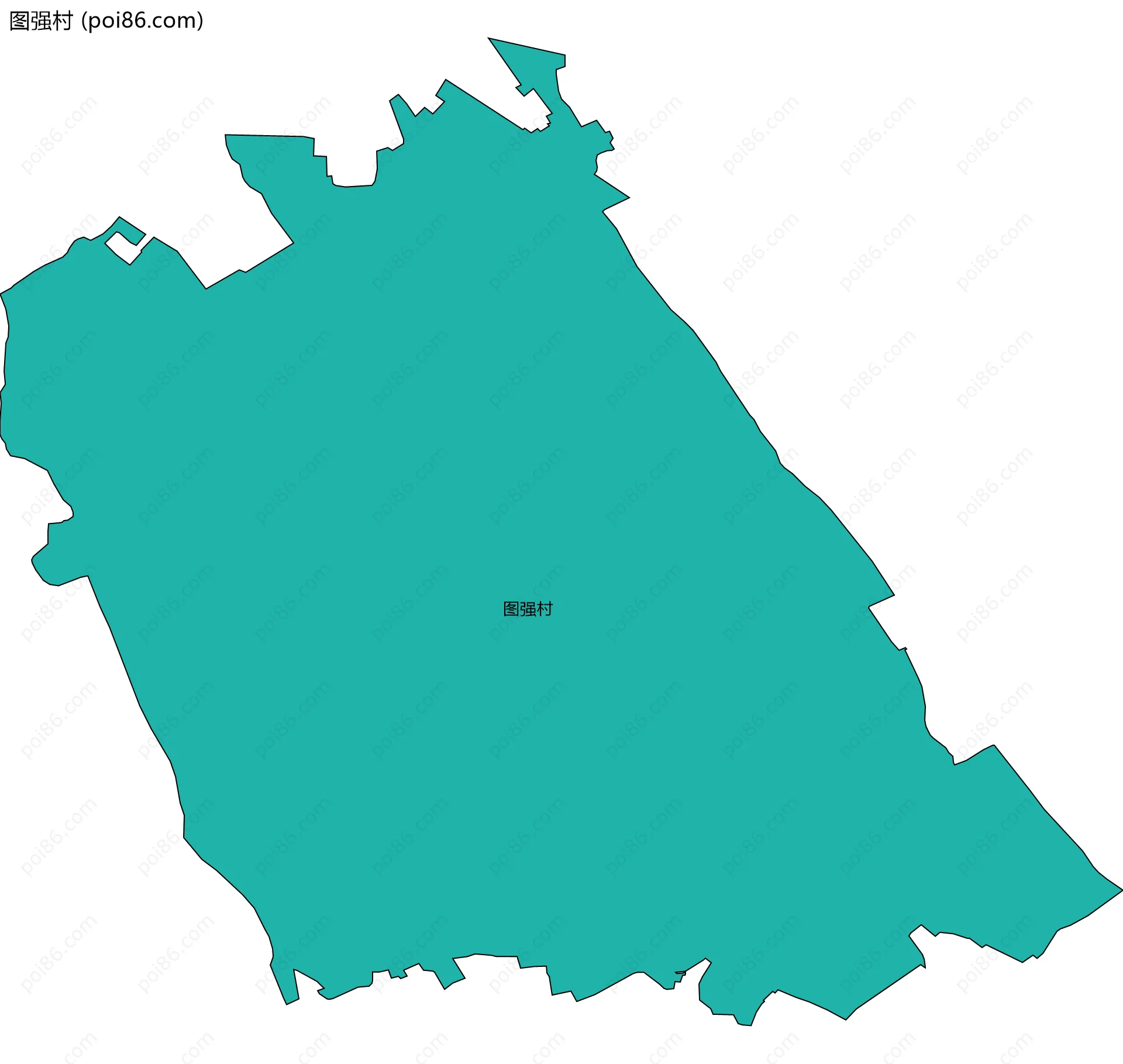 图强村边界地图