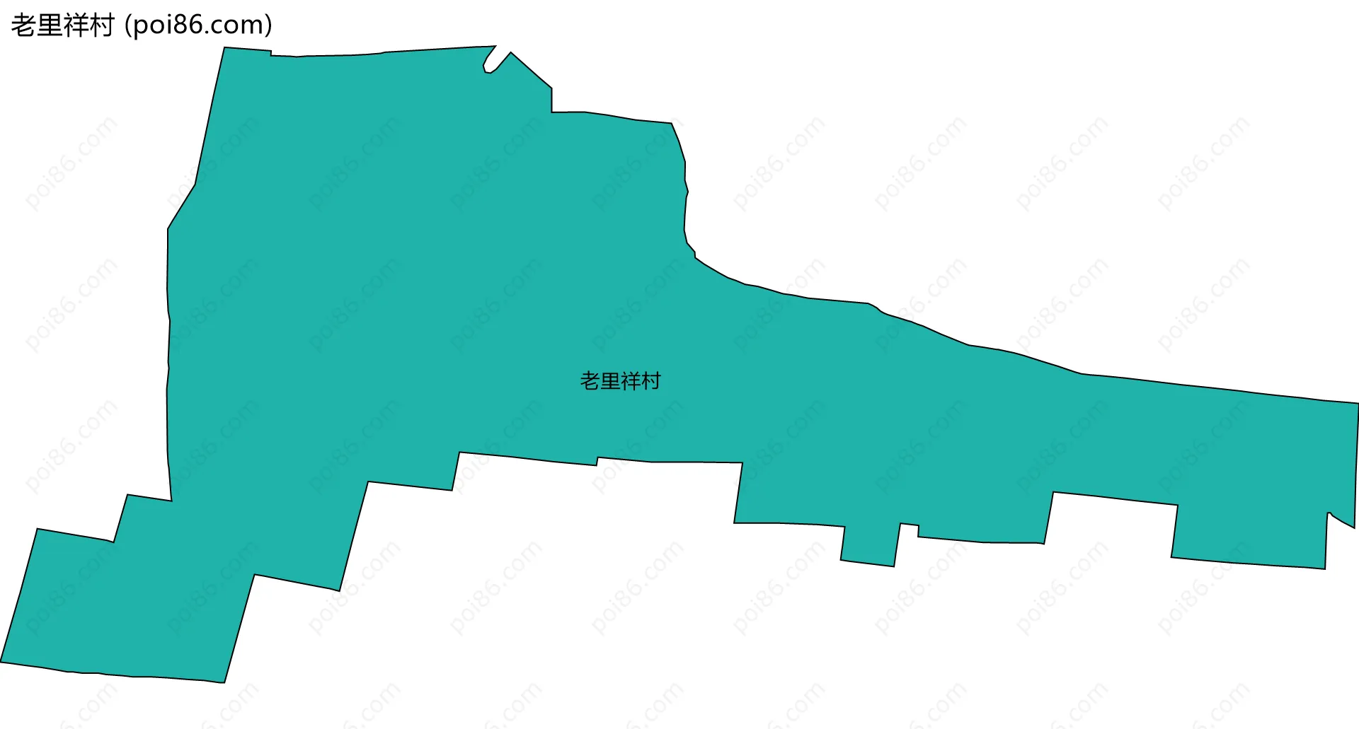 老里祥村边界地图