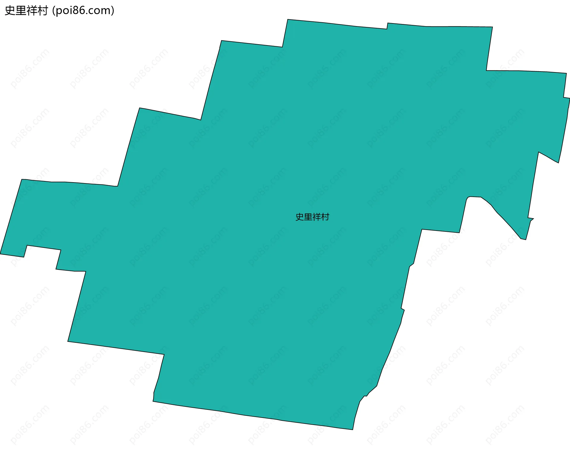 史里祥村边界地图