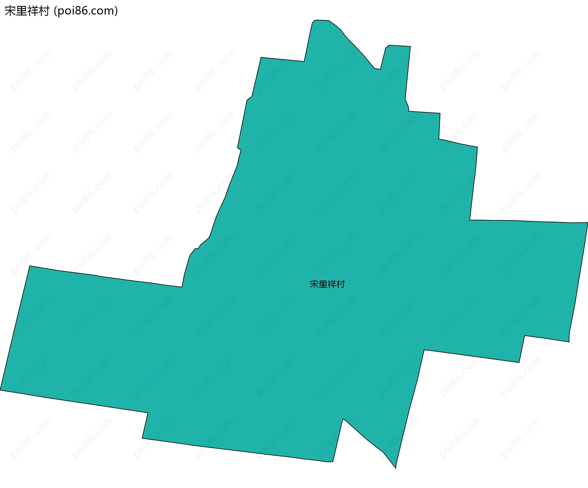 宋里祥村边界地图