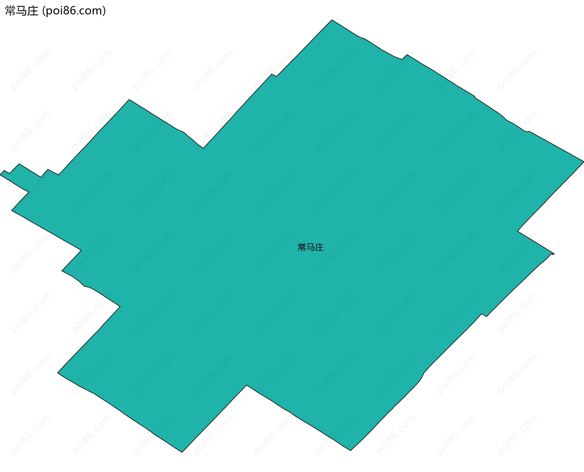 常马庄边界地图