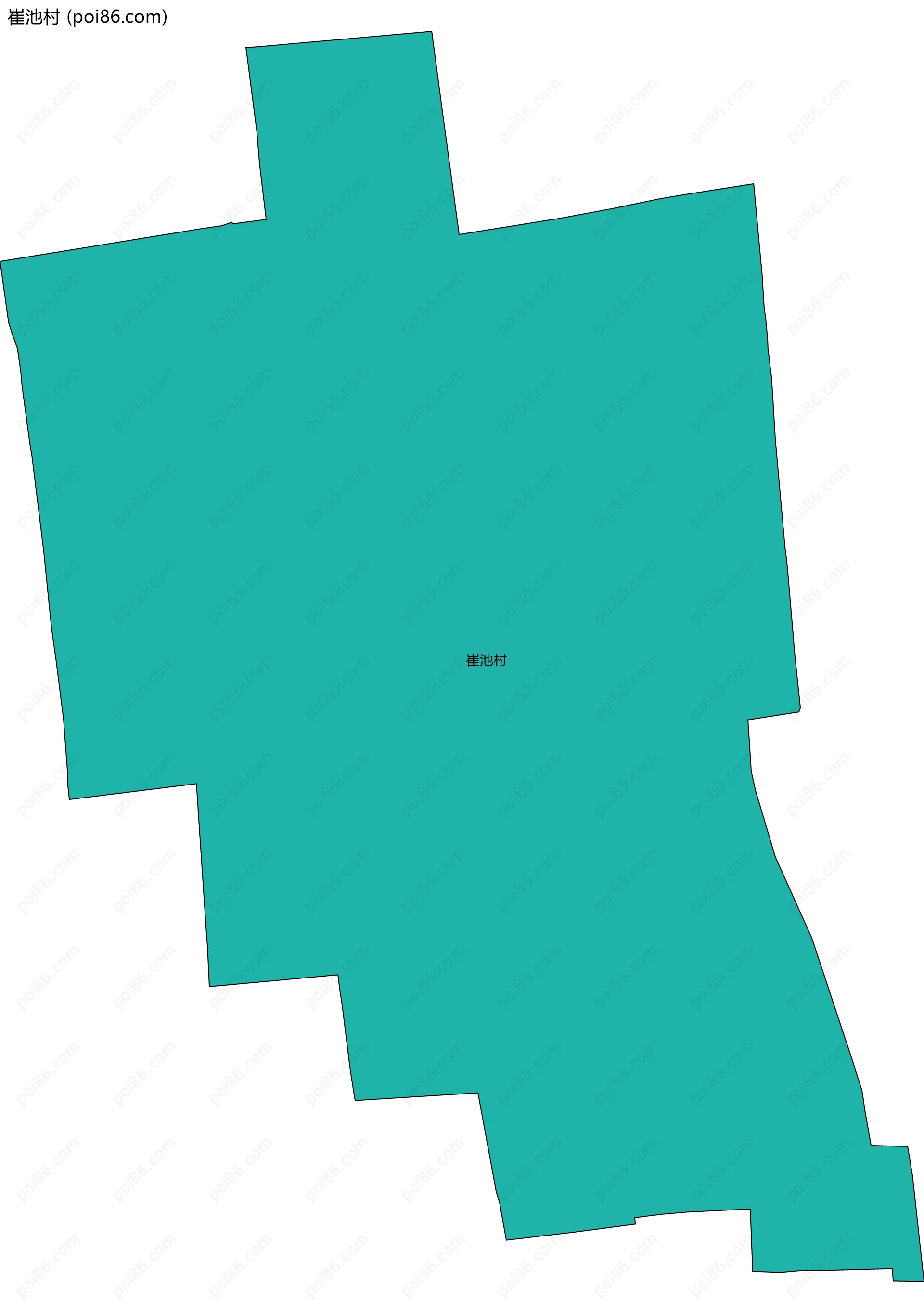 崔池村边界地图